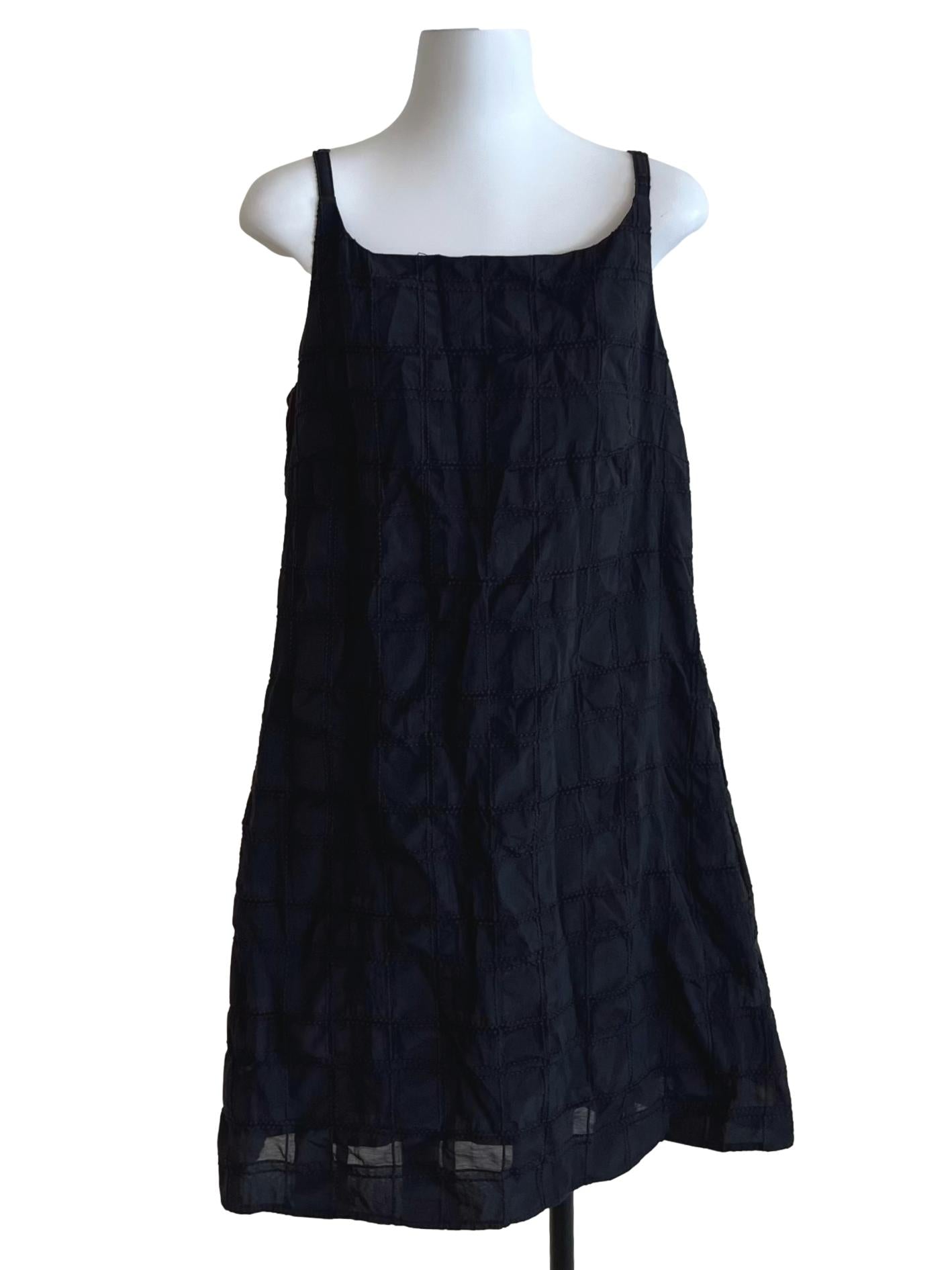 Black Sabrina Neckline Shift Dress OSN