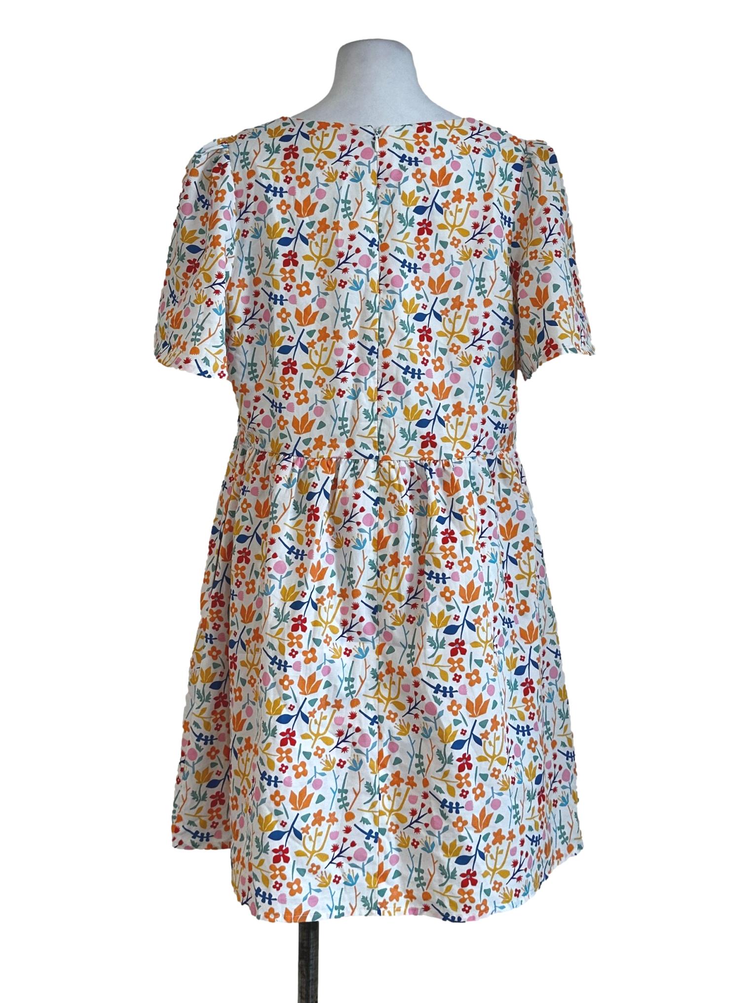 Yellow Flower Printed Rompers