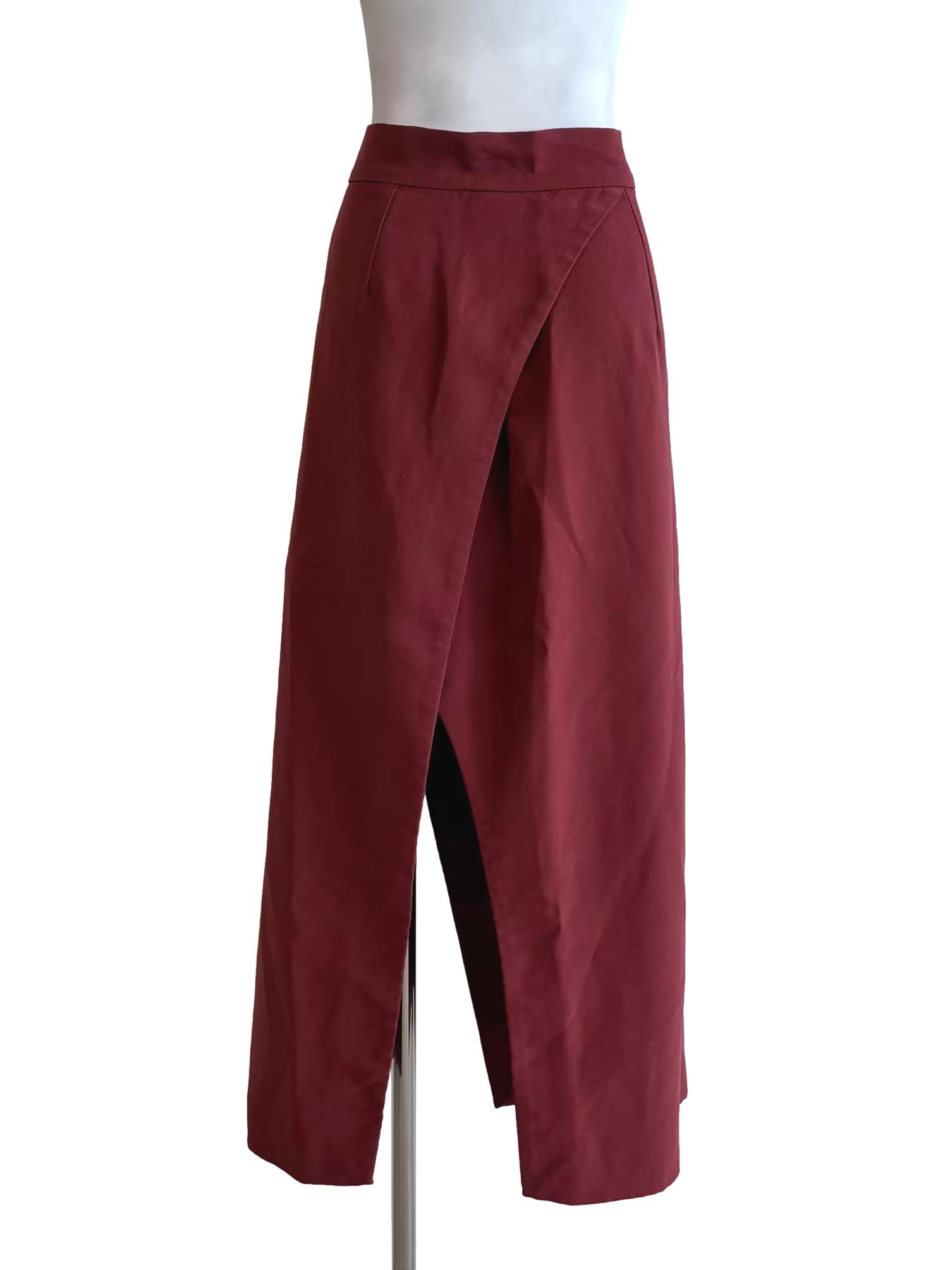Terracotta Slit Skirt