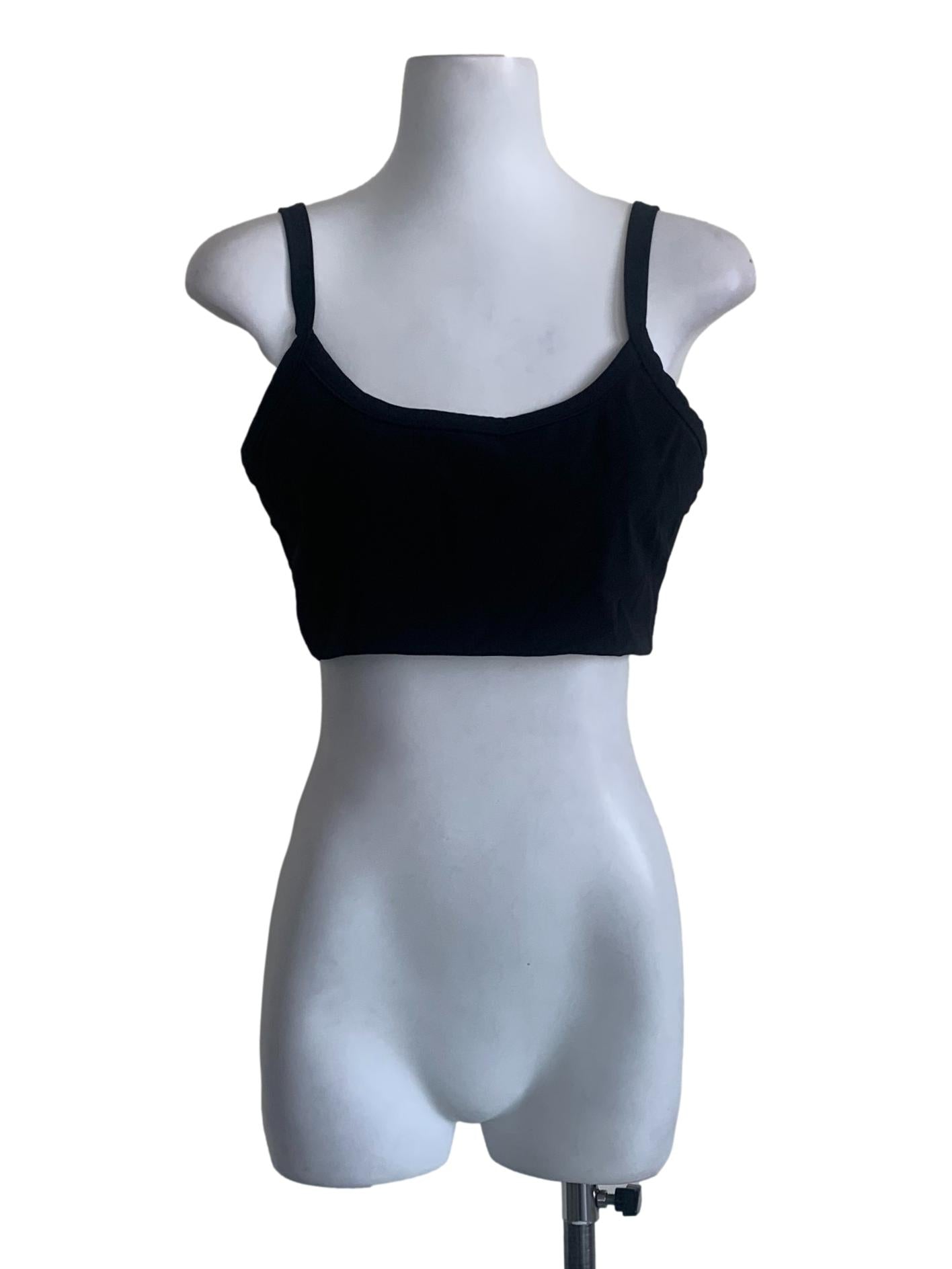 Black Singlet Top