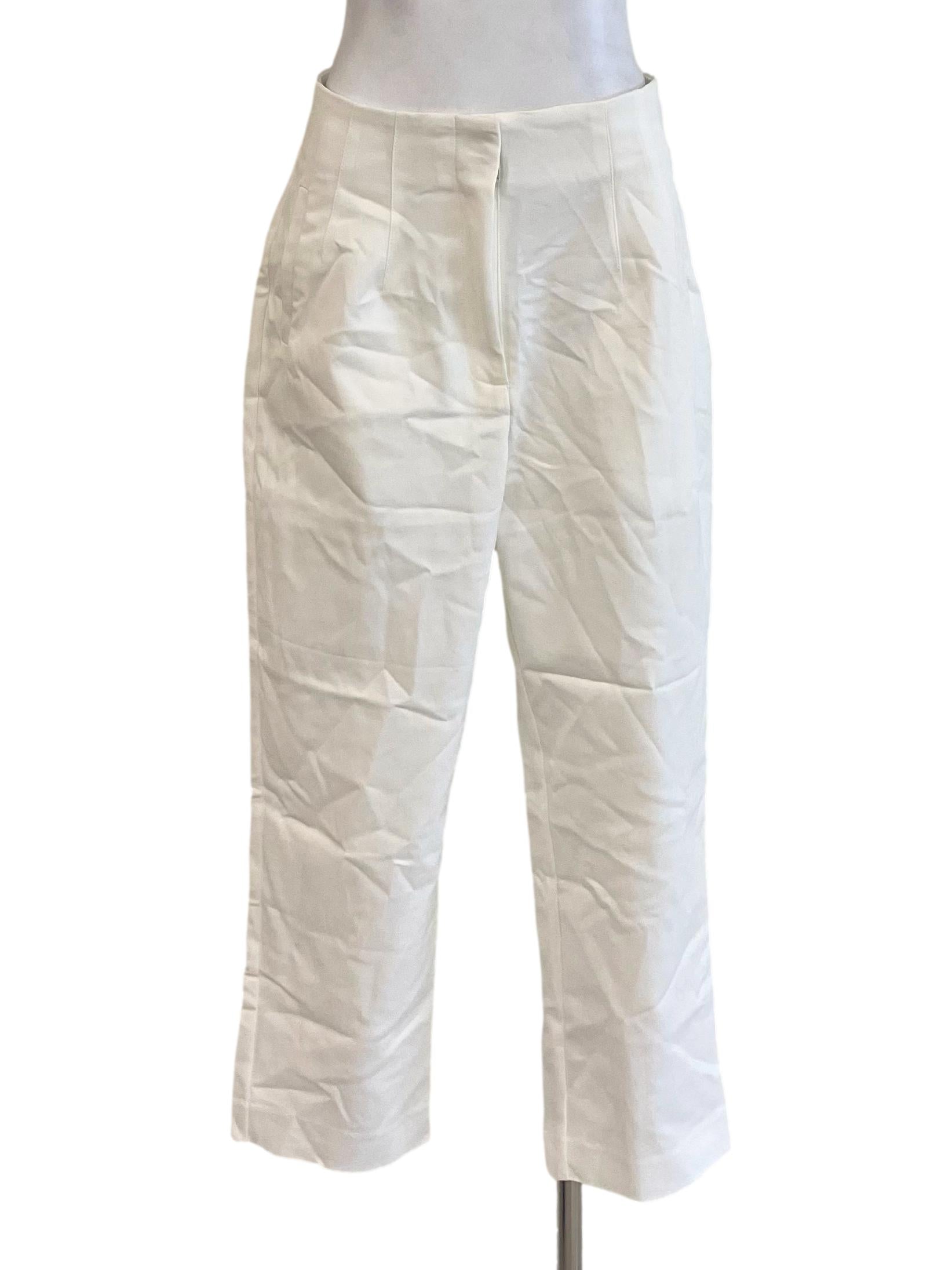 White High Waist Trousers LB