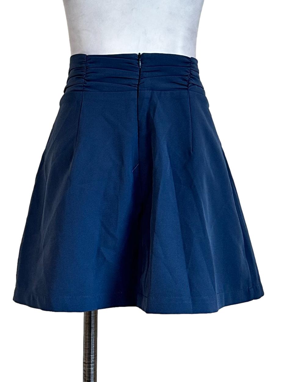 Spruce Blue Plain Skorts