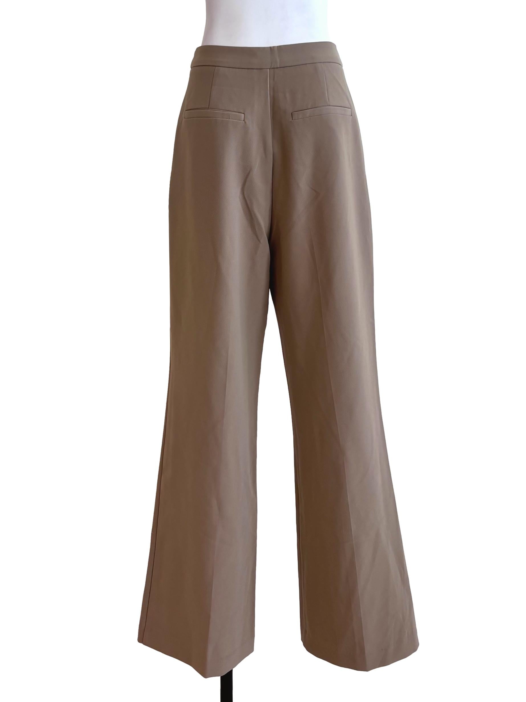 Khaki Brown Suit Pants