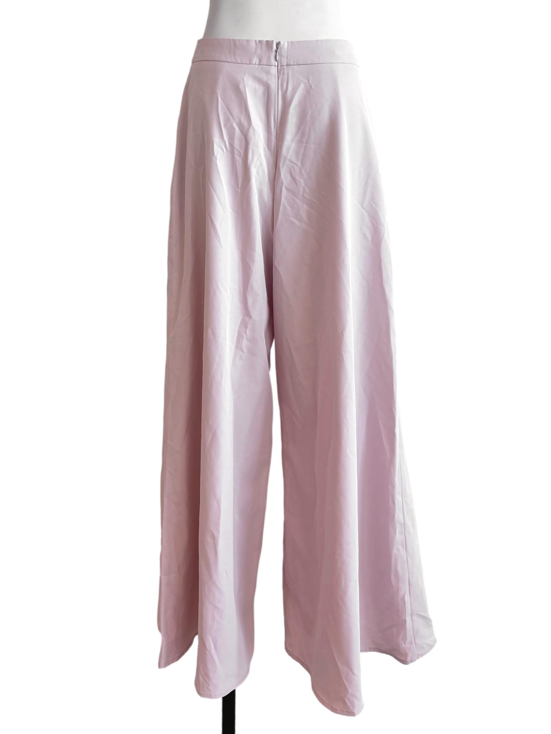 Light Pink Wide Pants