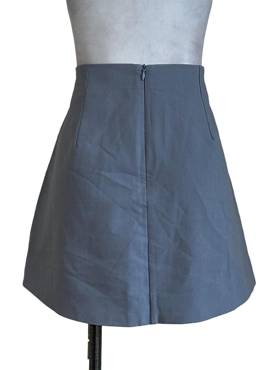 Light Blue Plain Skorts