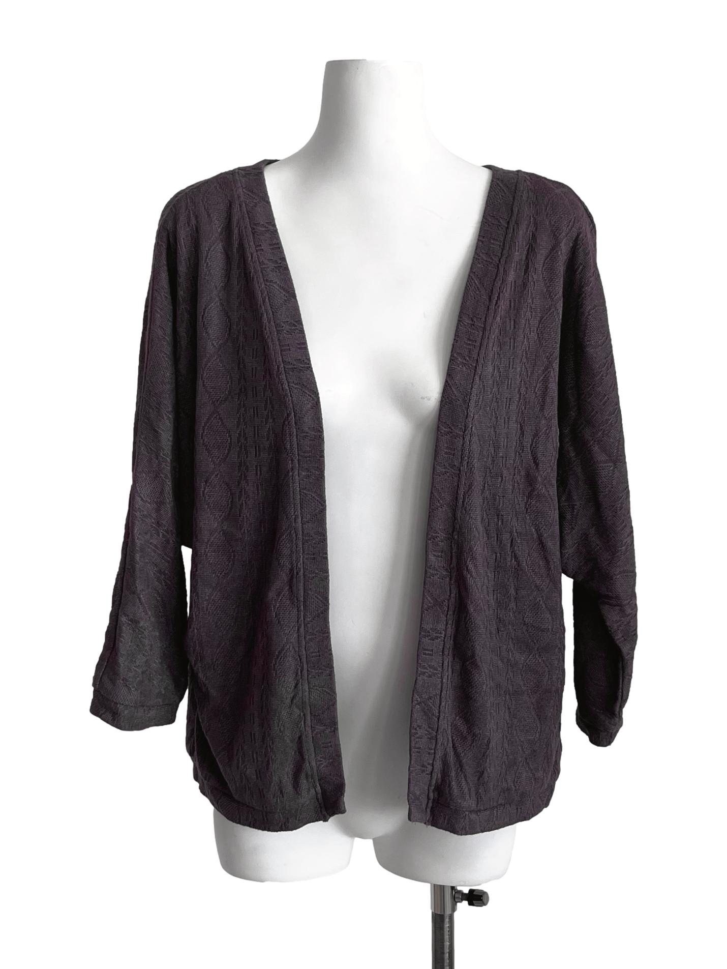Cedar Brown Basic Knit Cardigan