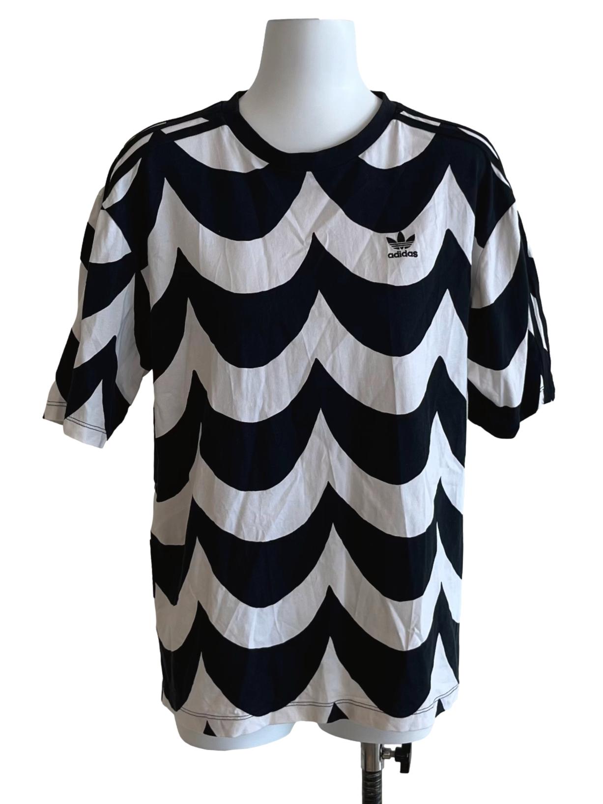 Black and White Patterned T-Shirt