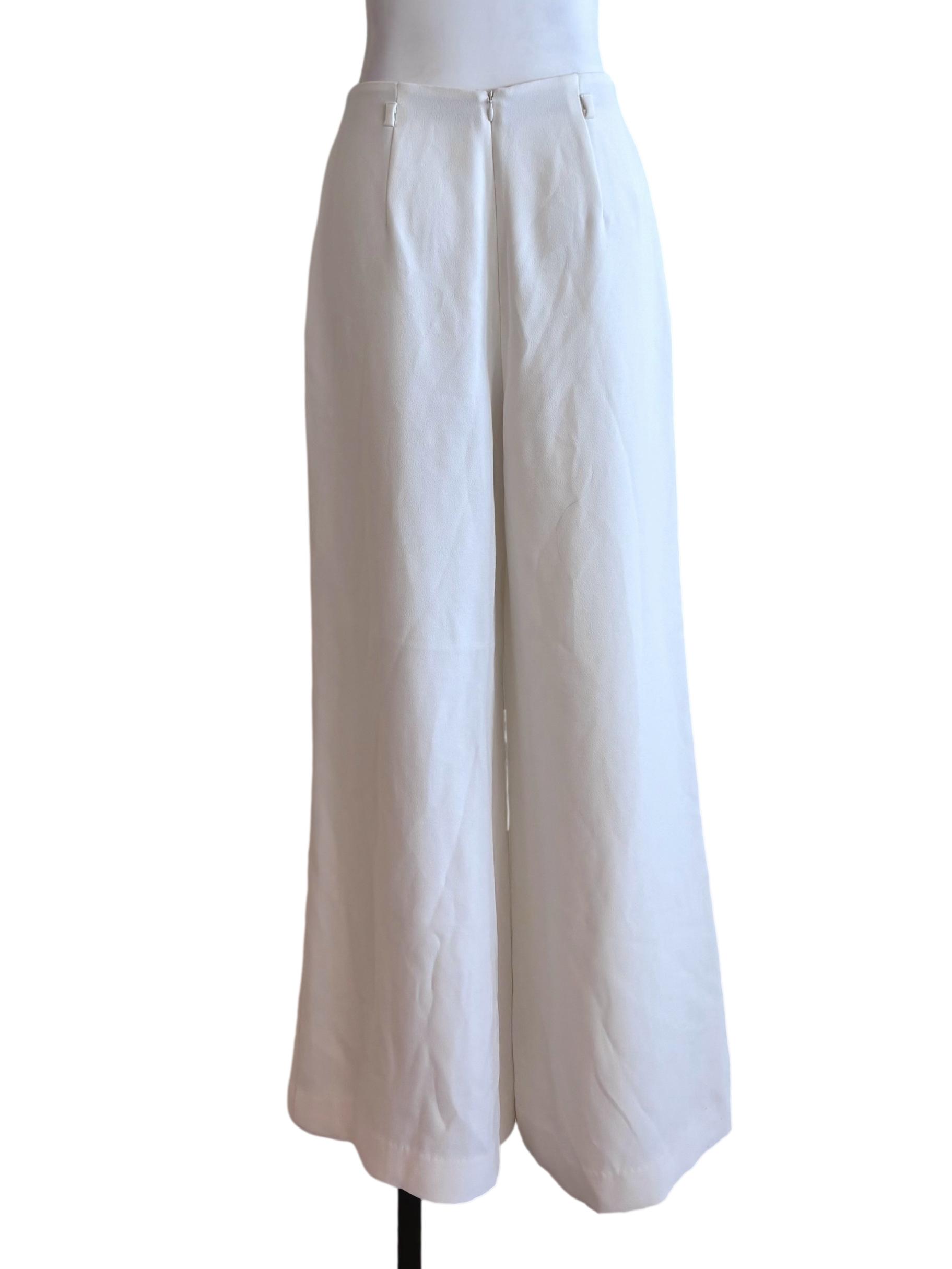 Daisy White Wide Pants LB