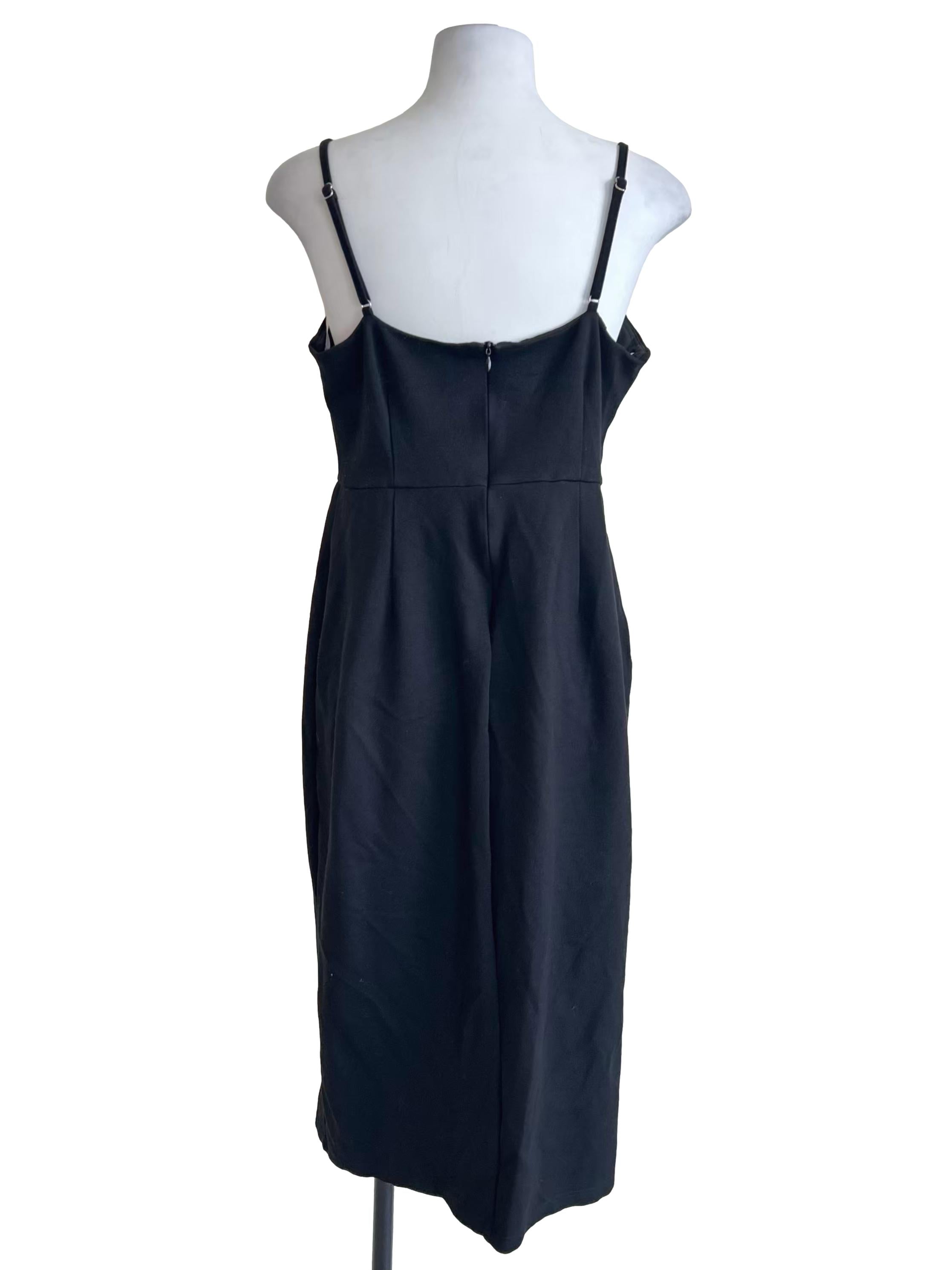 Black Straight Cut Dress