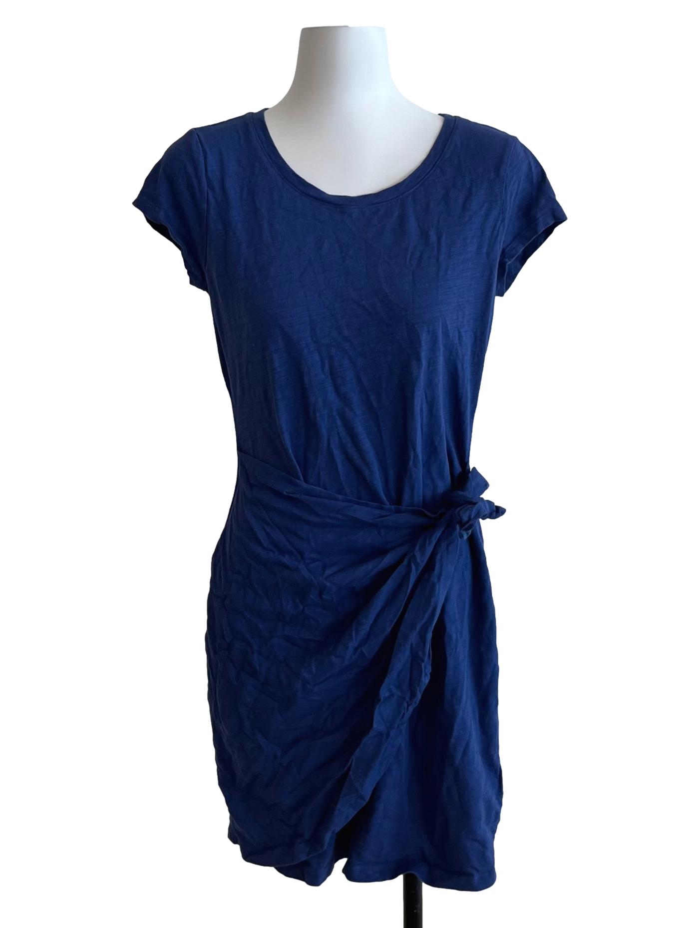 Cobalt Blue Jewel Neckline Empire Dress