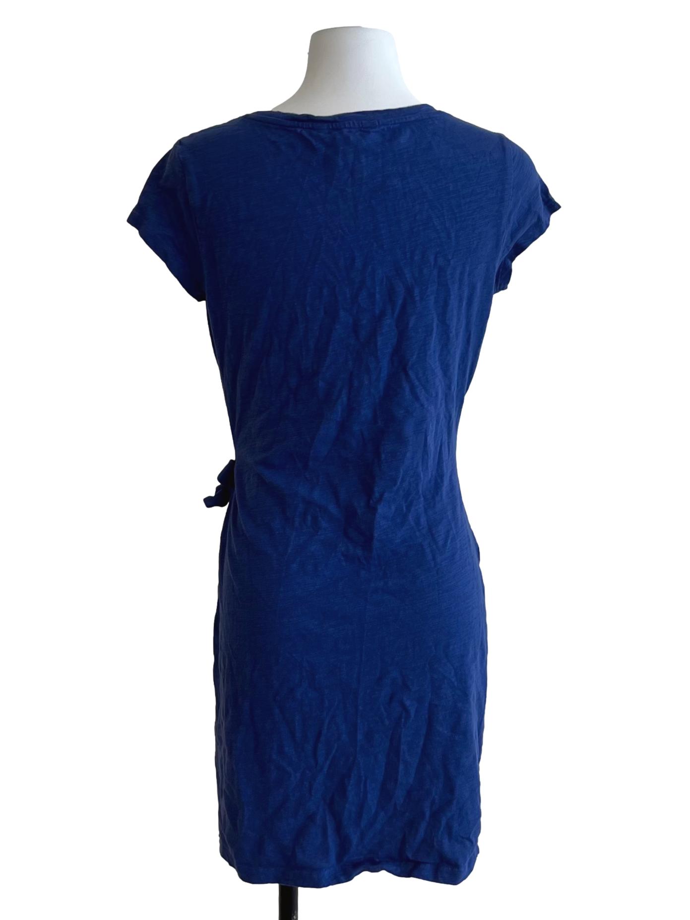 Cobalt Blue Jewel Neckline Empire Dress