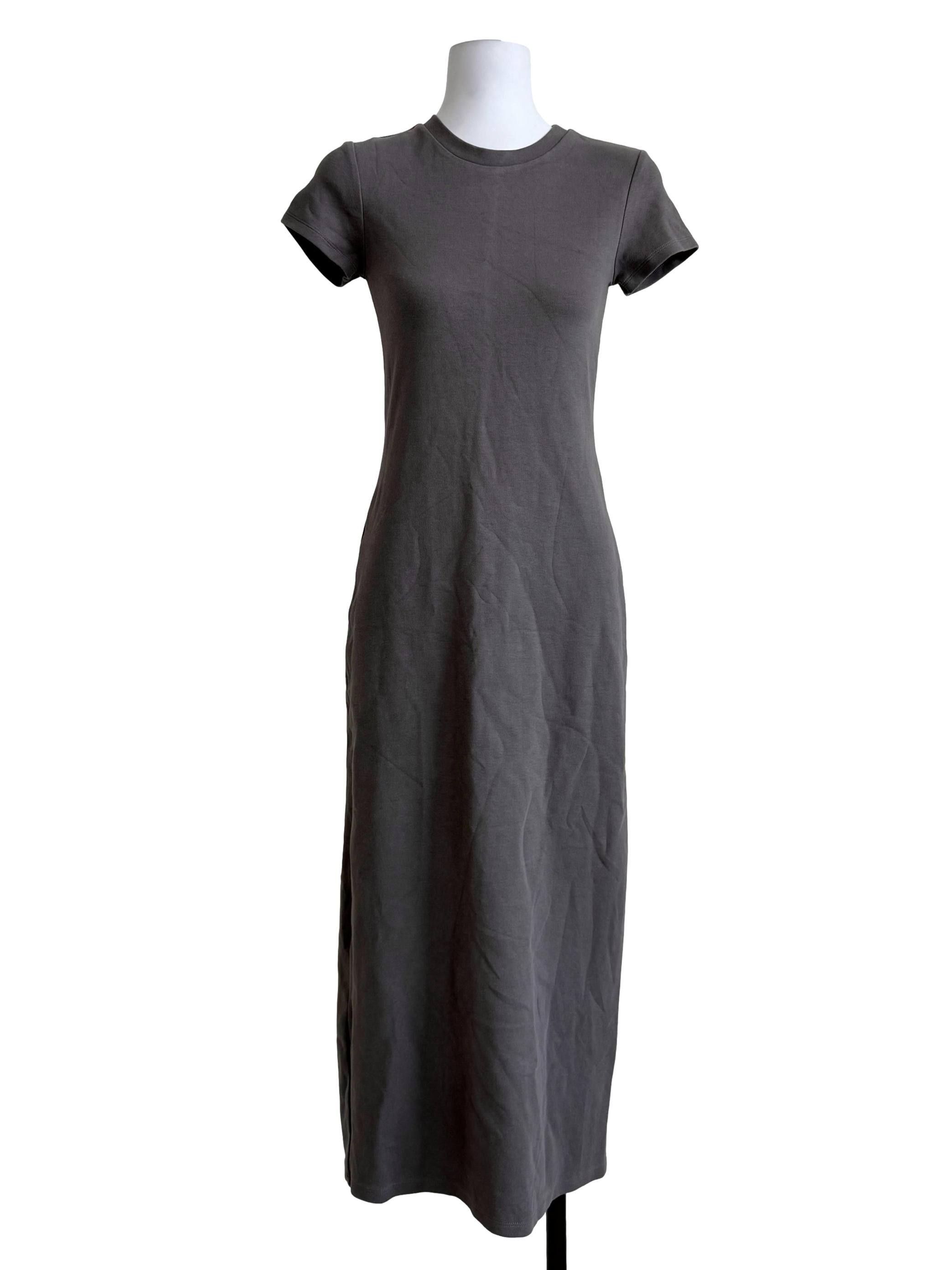 Fog Grey Shirt Dress