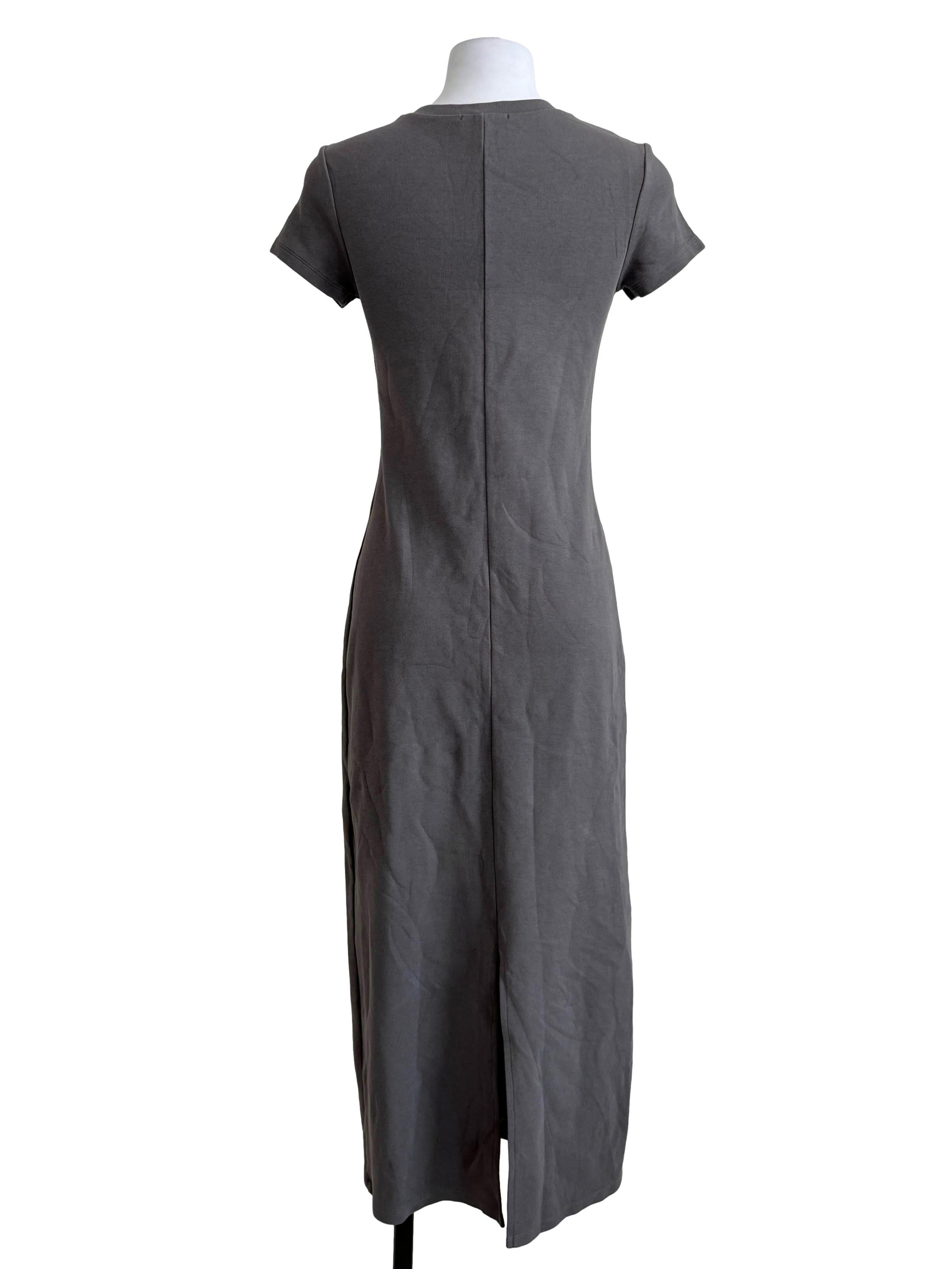 Fog Grey Shirt Dress