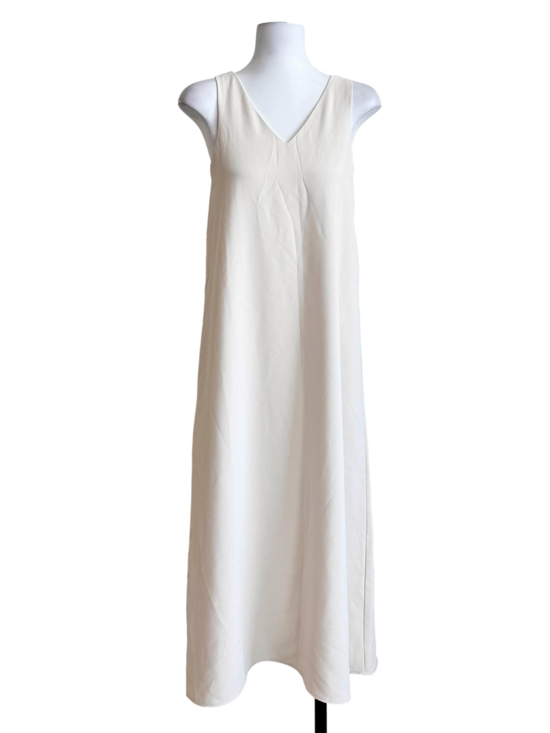 Egg Shell White Shift Dress