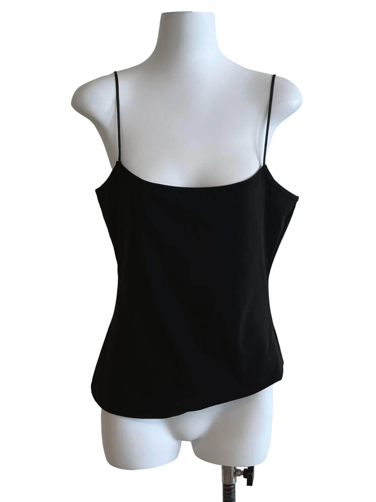 Black Spaghetti Strap Tank Top GA