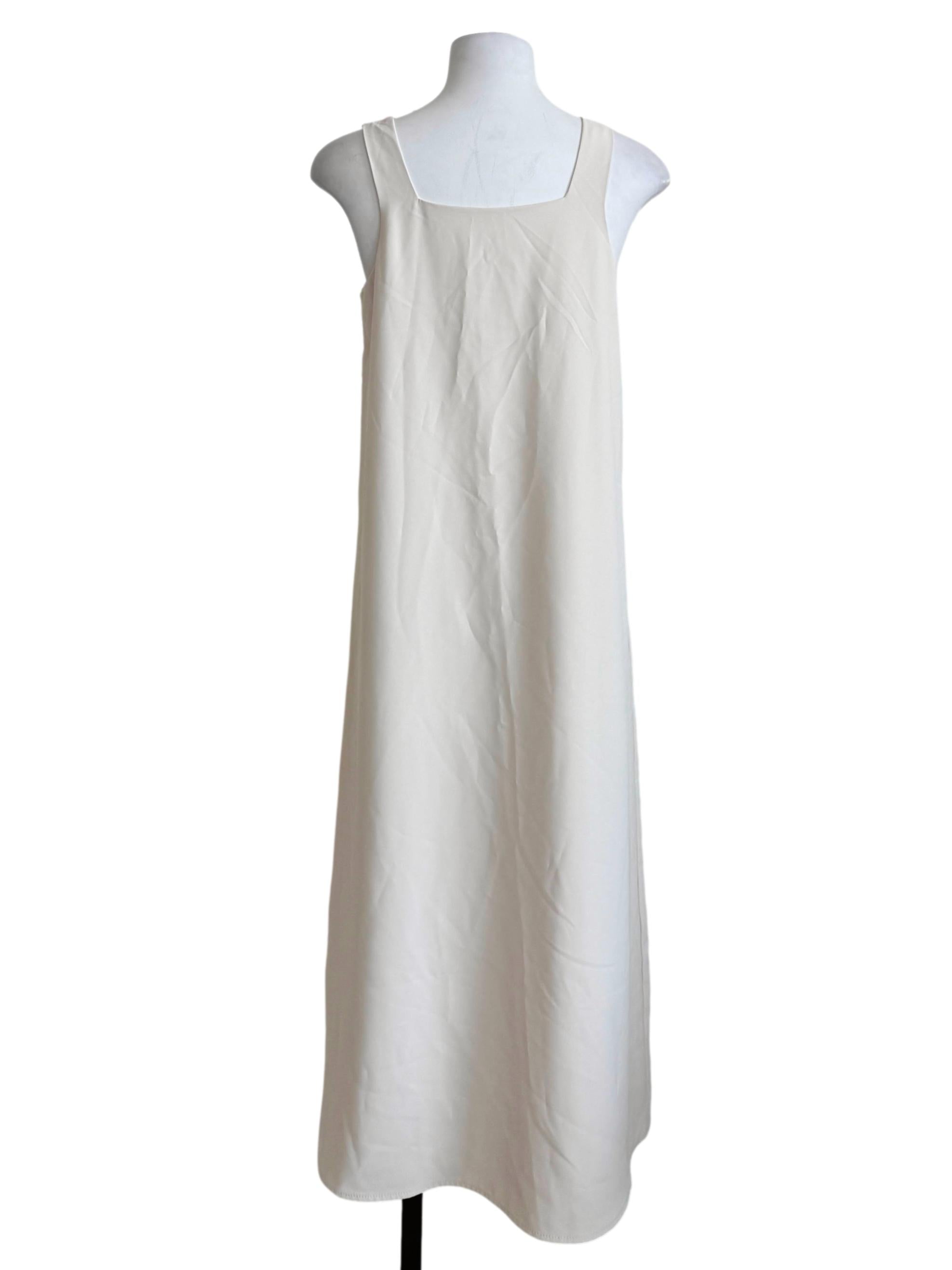 Egg Shell White Shift Dress