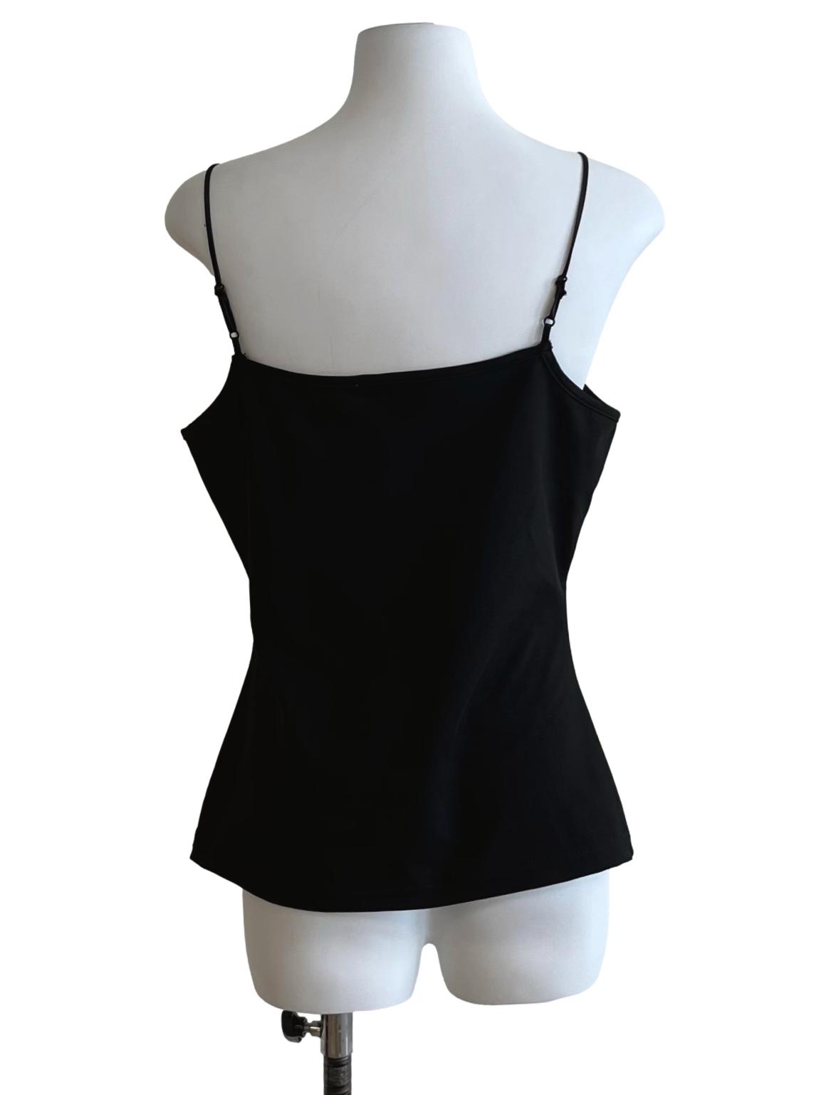 Black Spaghetti Strap Tank Top GA