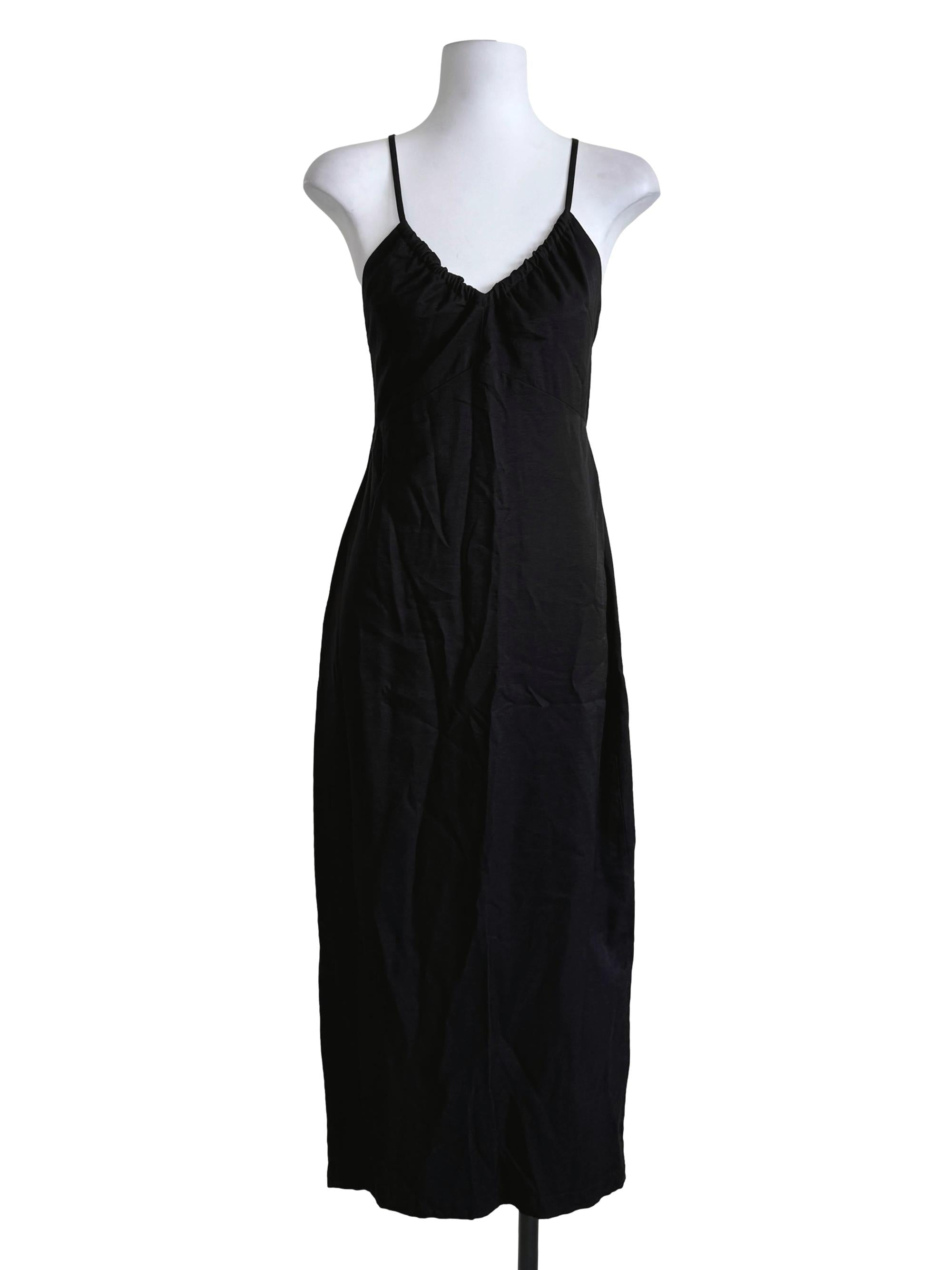 Black Cross Back Dress