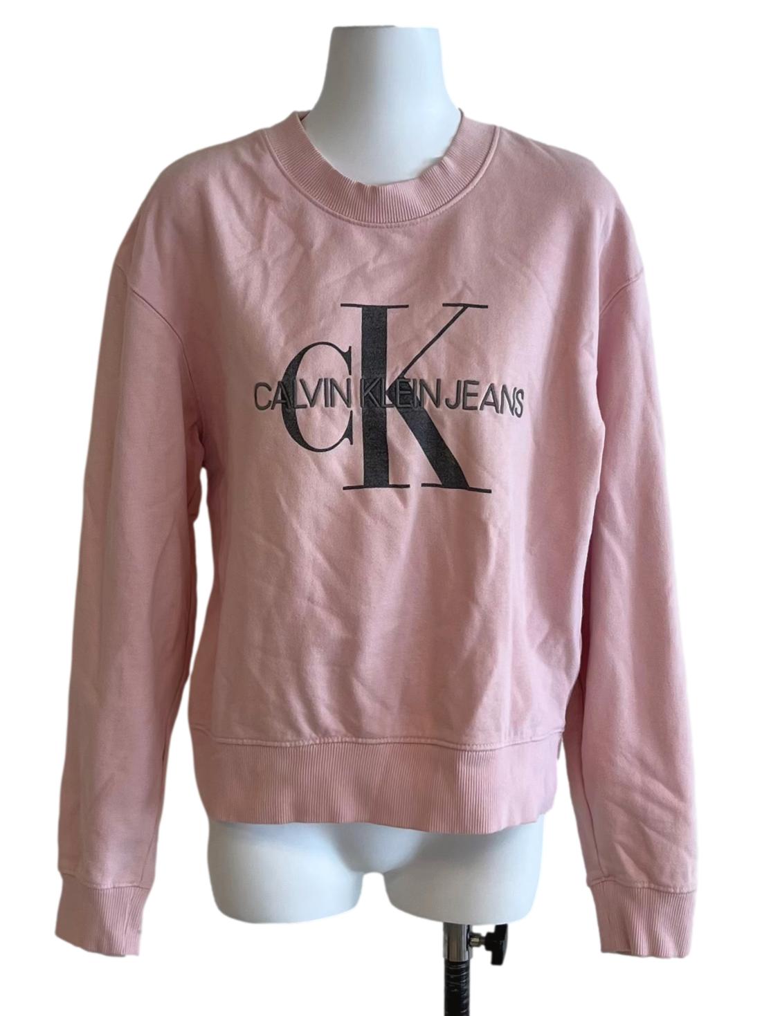 Rose Pink Printed Logo Sweatshirt