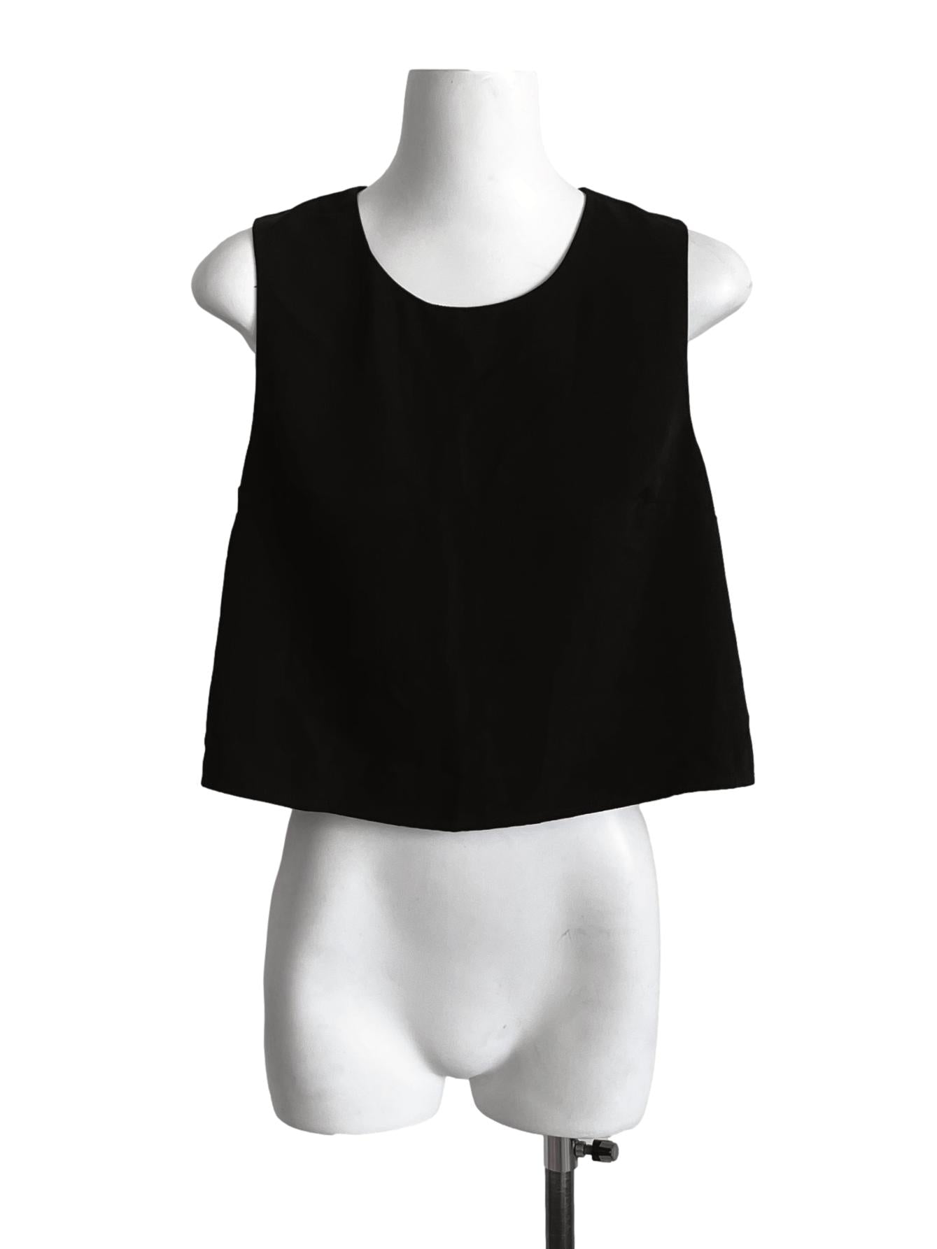Ink Black Basic Loose Top