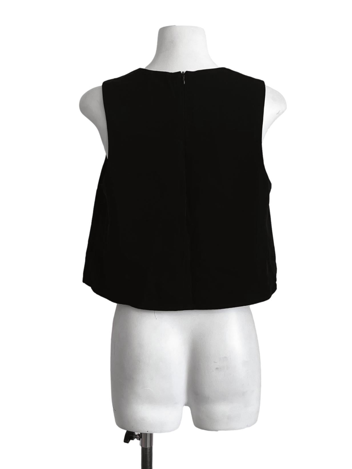 Ink Black Basic Loose Top