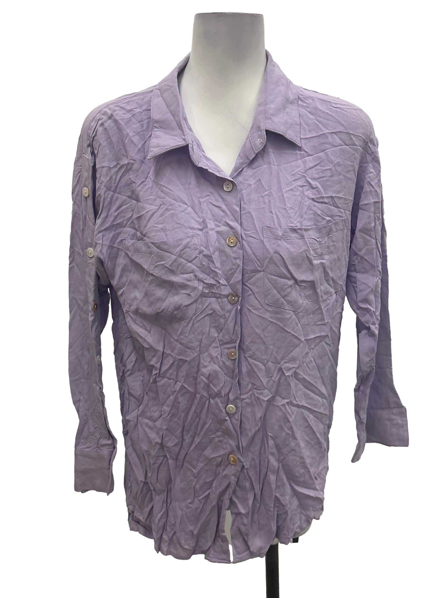 Purple Button Down Shirt TCL