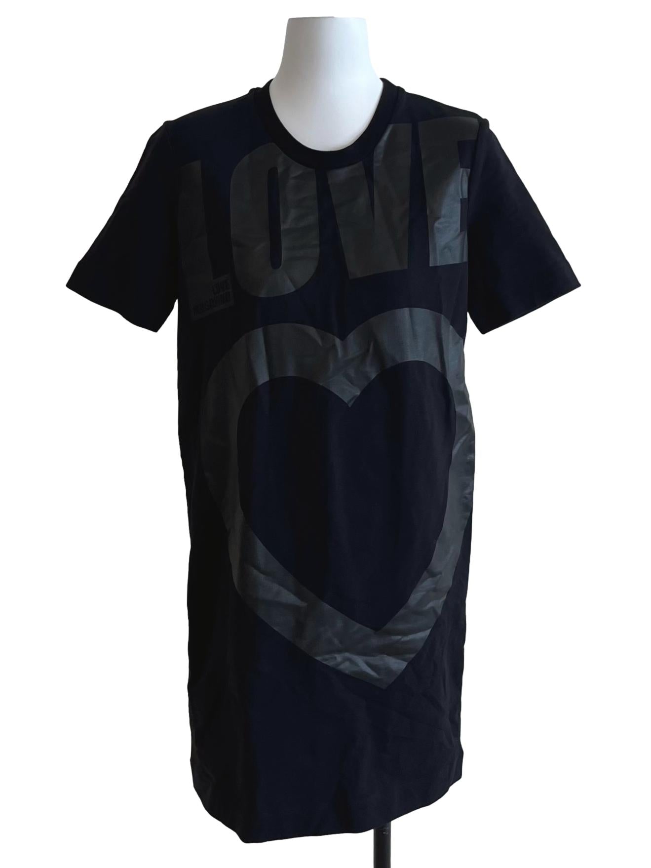 Black Jewel Neckline Empire Dress