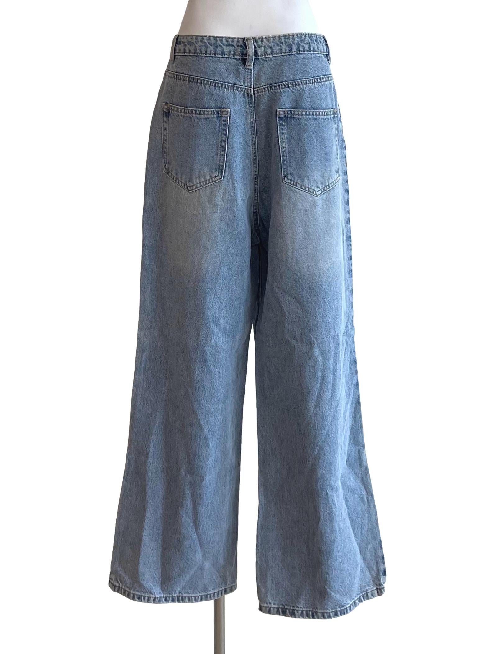 Light Blue Straight Jeans