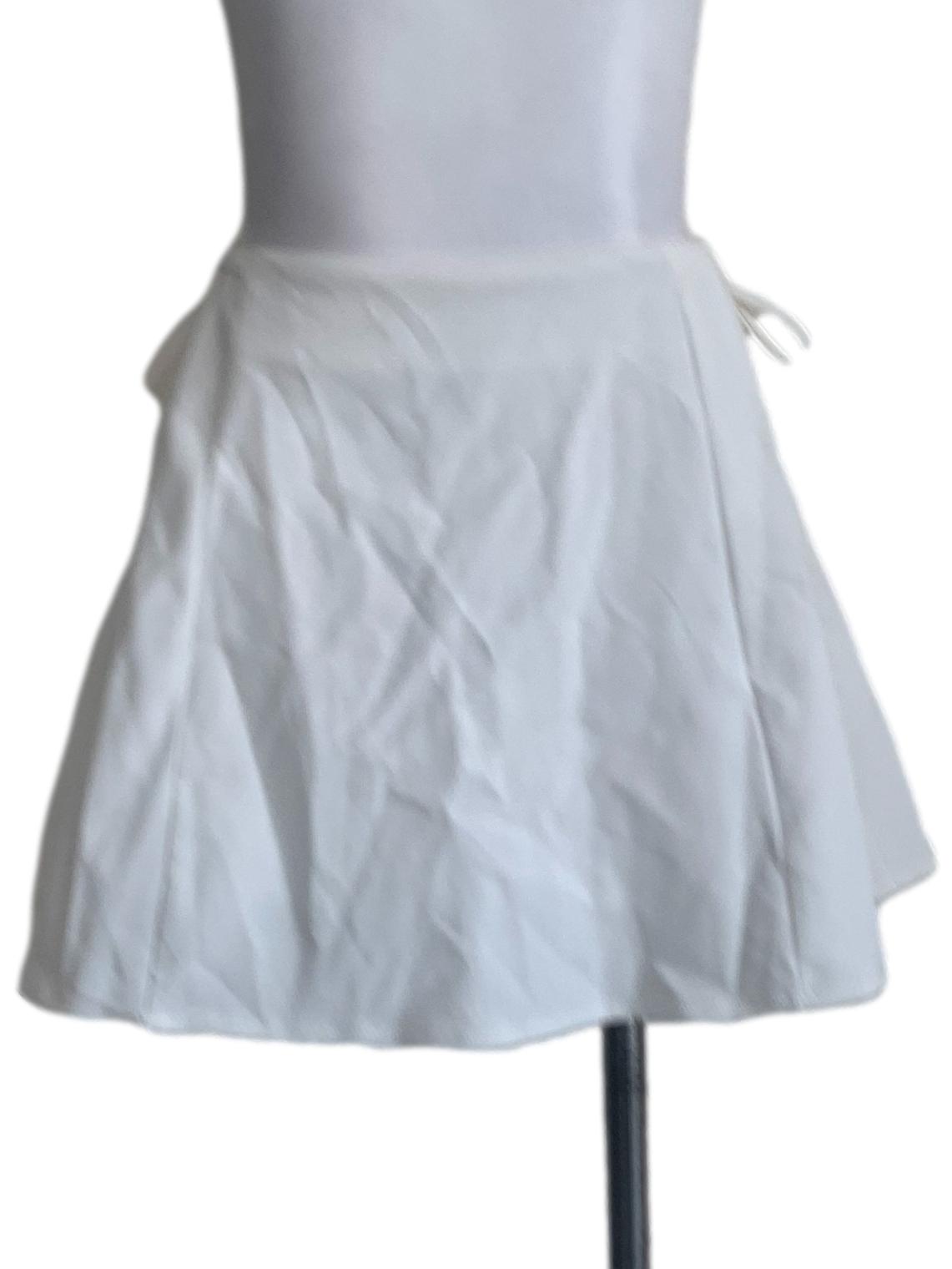White Knife Pleated Skirt