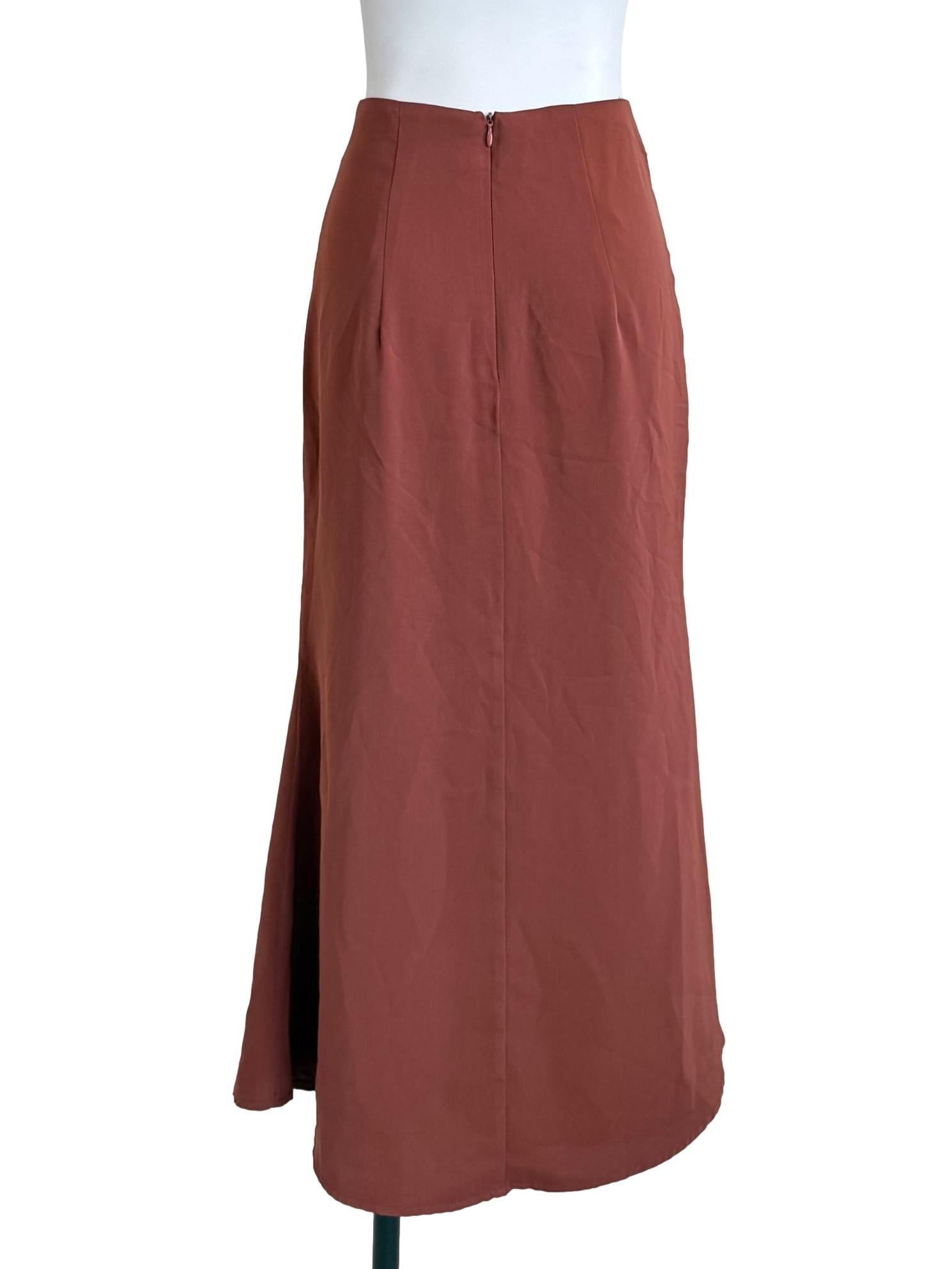Brick Red Mermaid Skirt