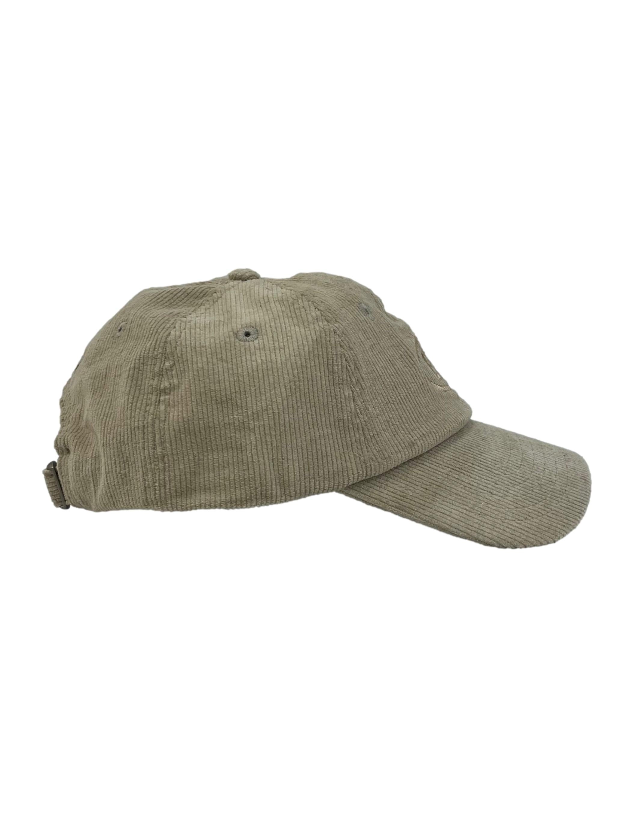 Light Brown Curcular Logo Corduroy Cap CSN