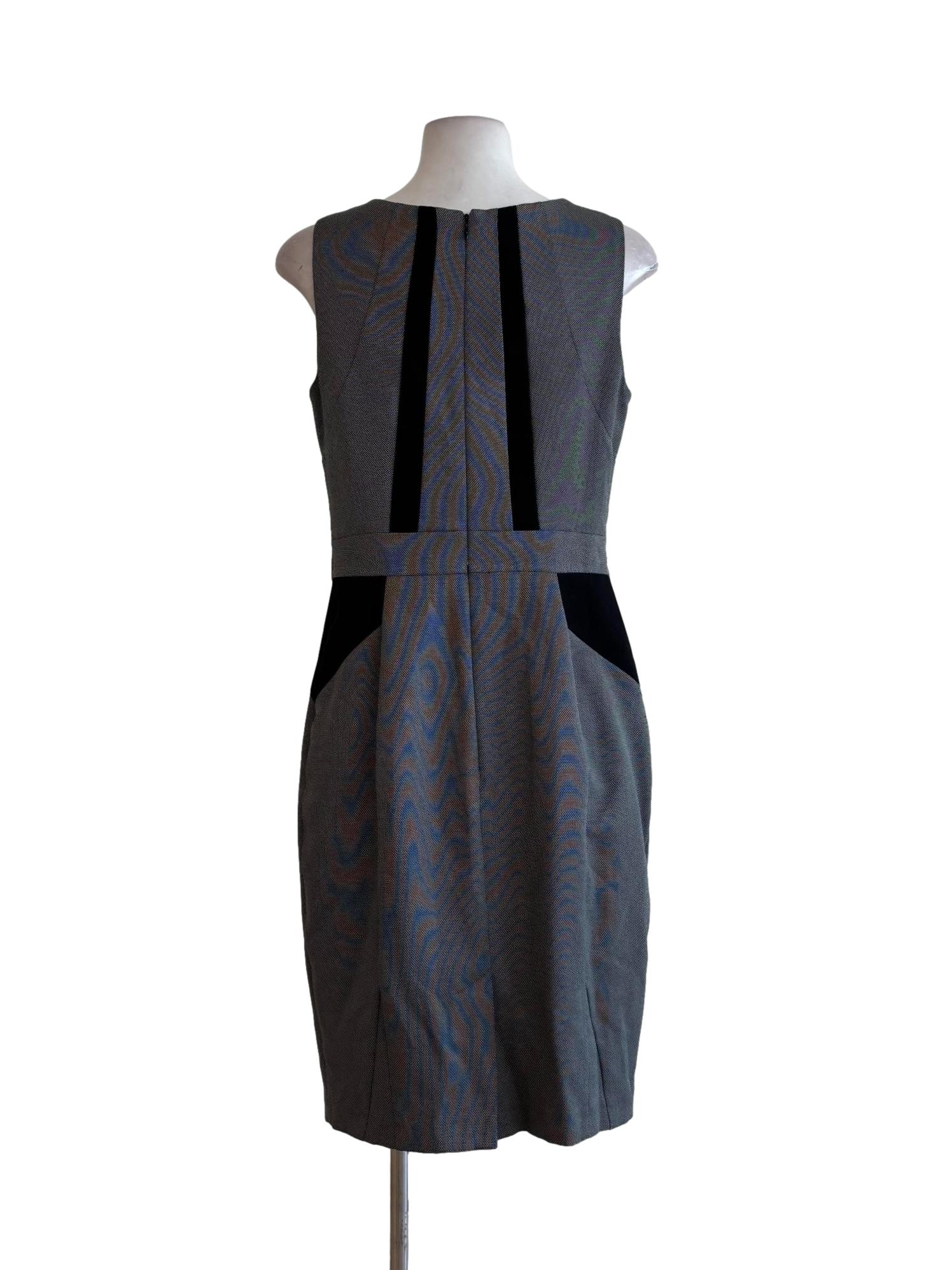 Arsenic Grey Sleeveless Pencil Dress