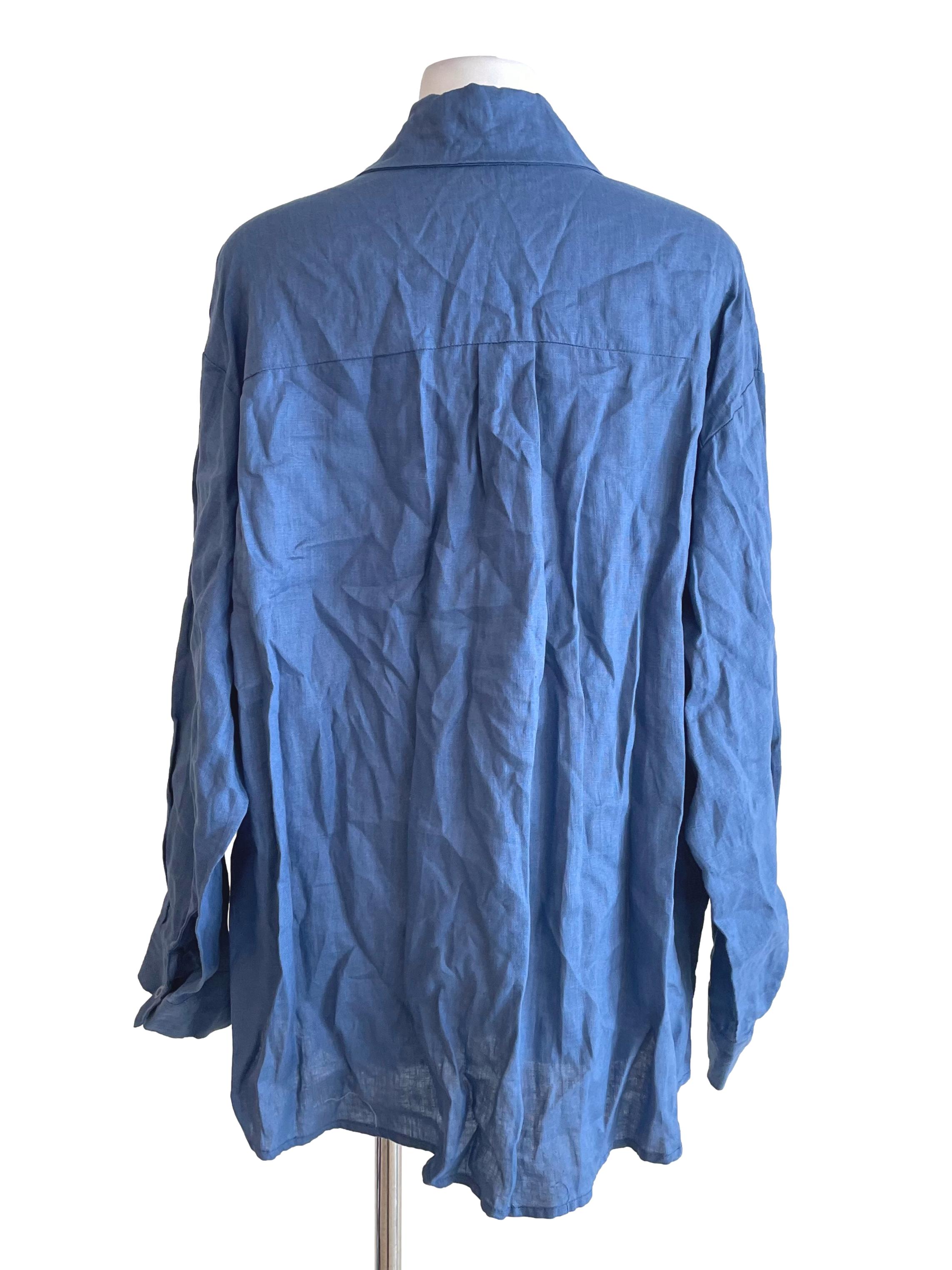 Blue Oversized Shirt TEM