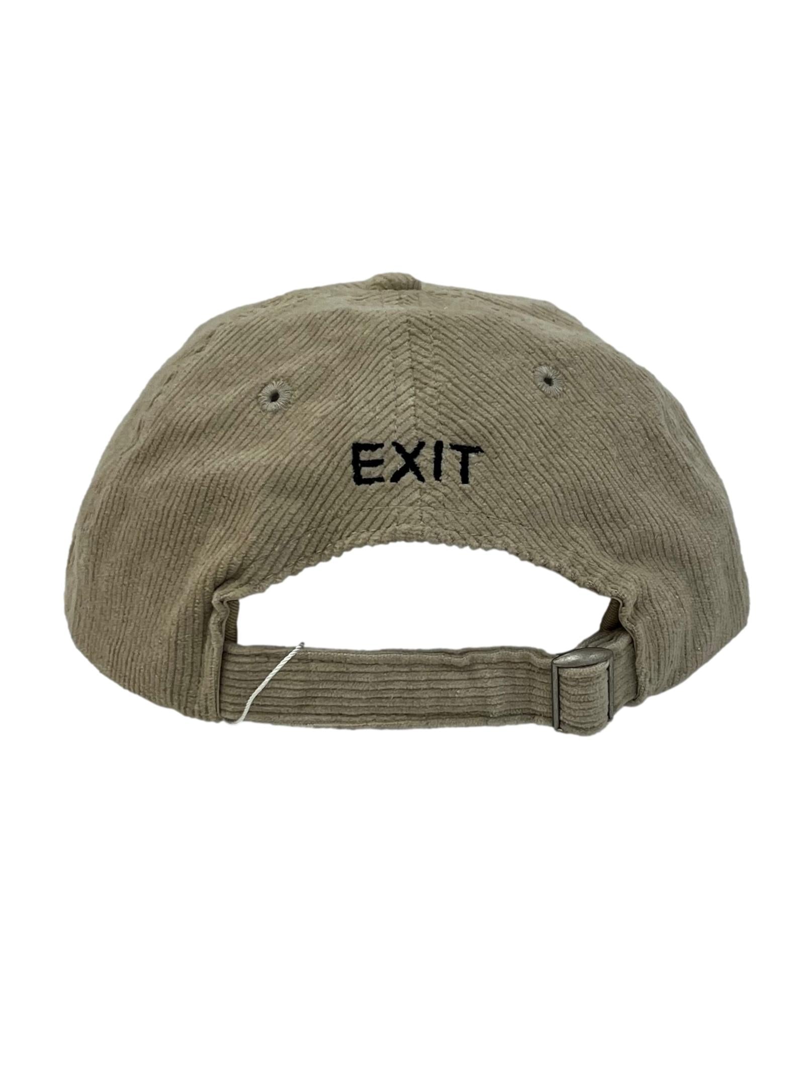 Light Brown Curcular Logo Corduroy Cap CSN