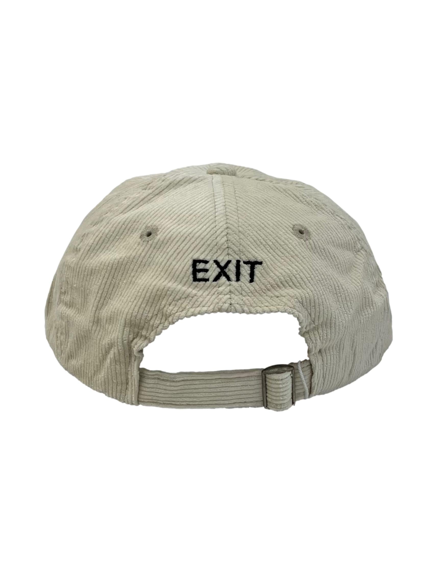 Cream Curcular Logo Corduroy Cap CSN