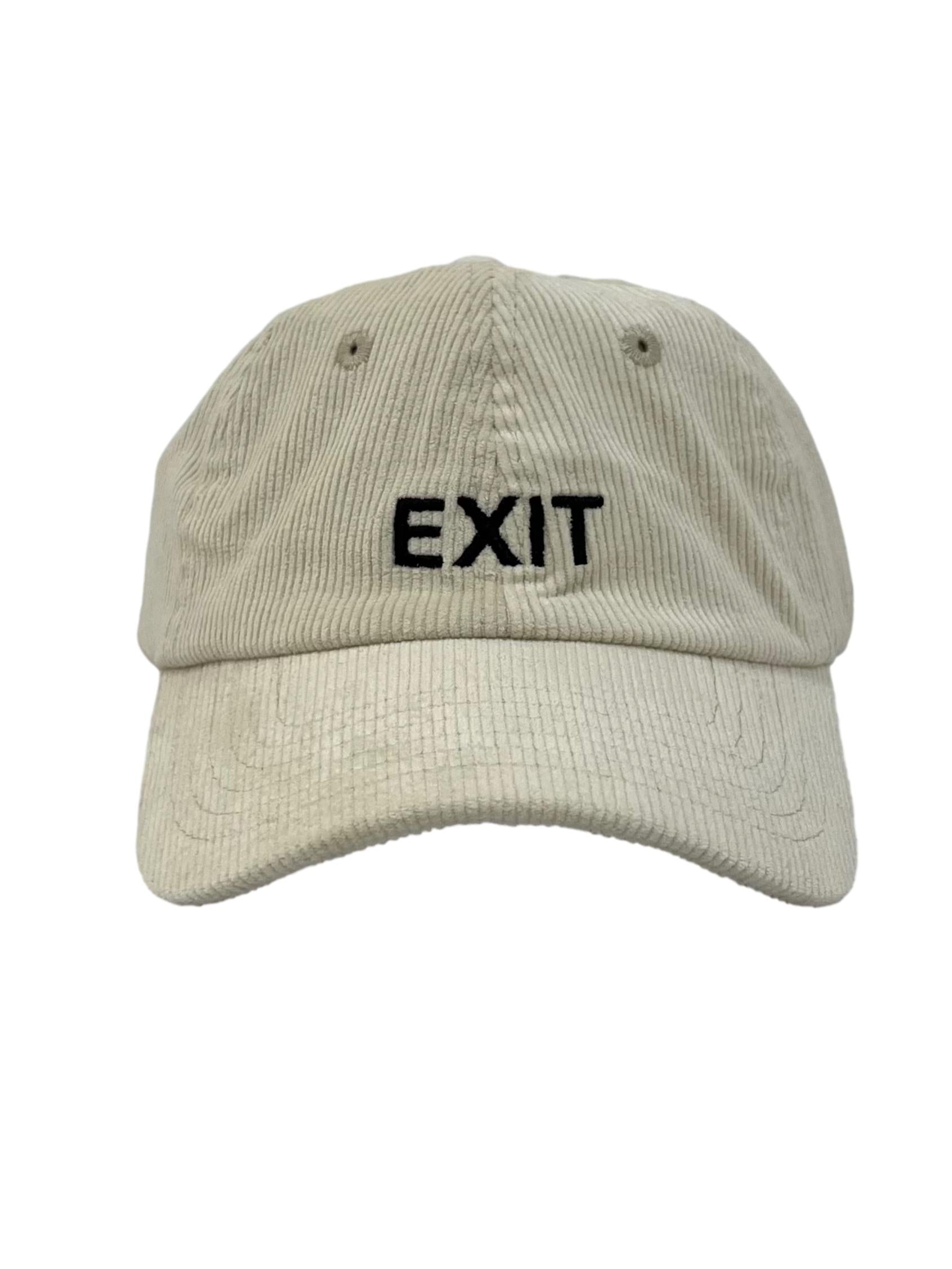 Cream Black Signature Corduroy Logo  Cap CSN
