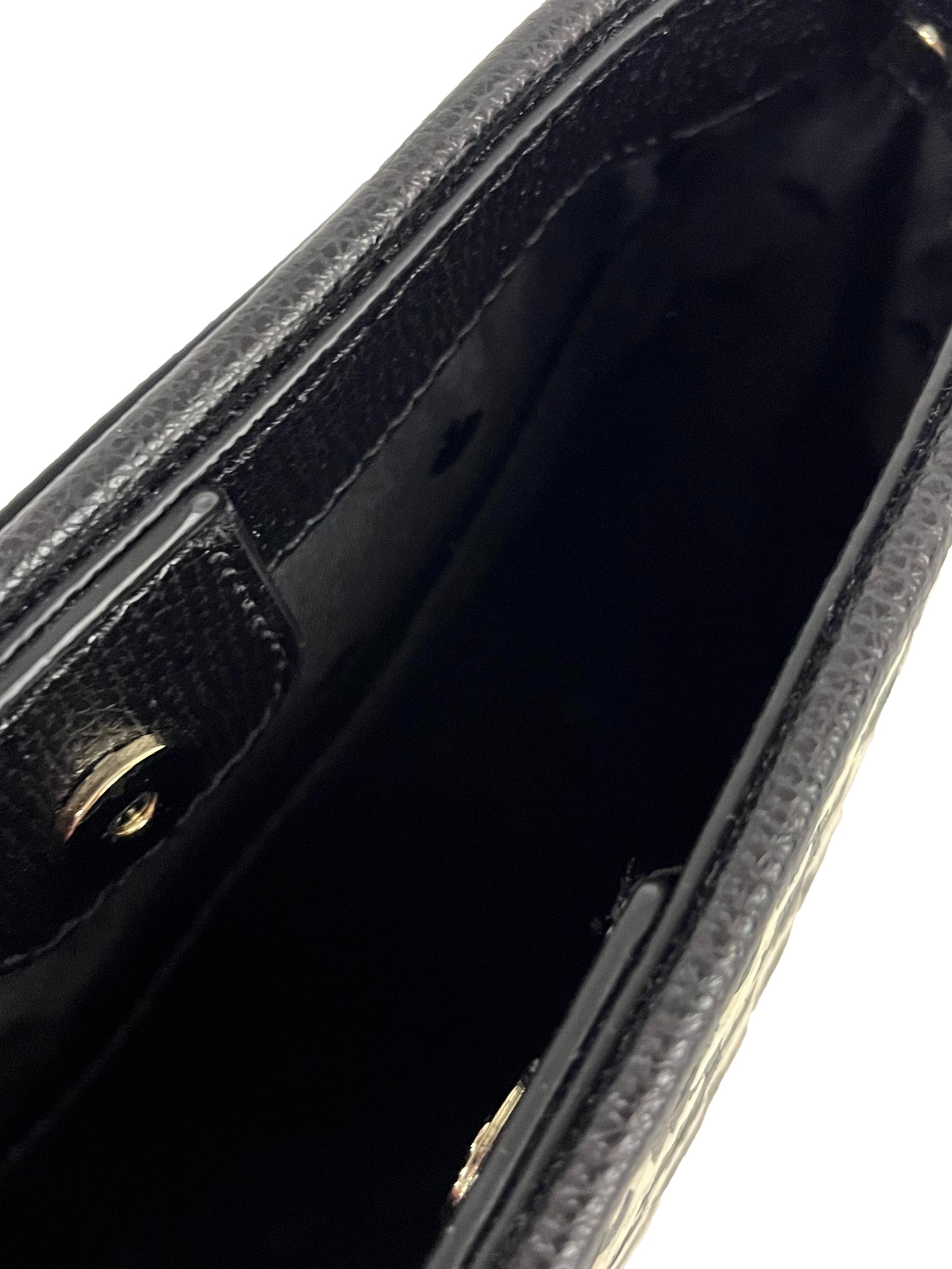 Black White Checkered Rattan Darcy Bucket Bag Handbag CSN