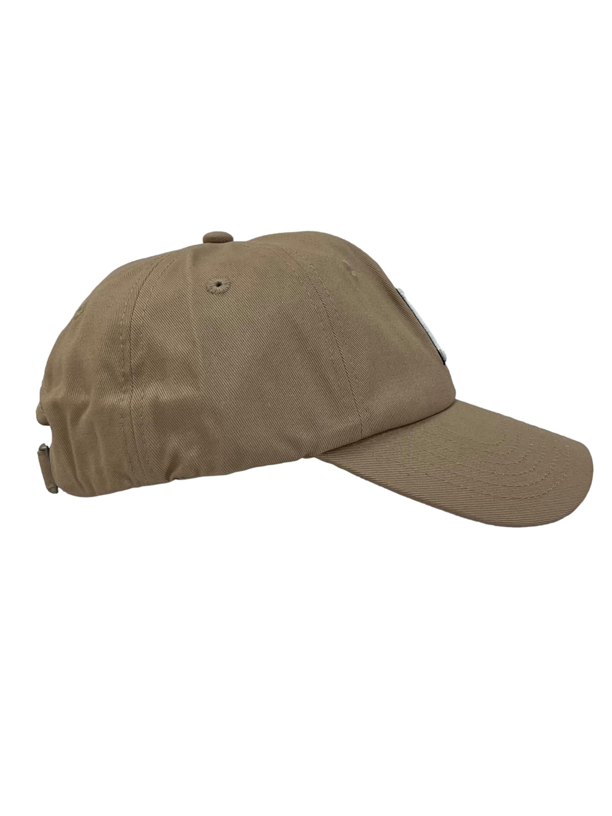 Light Brown Emblem Cotton Cap CSN