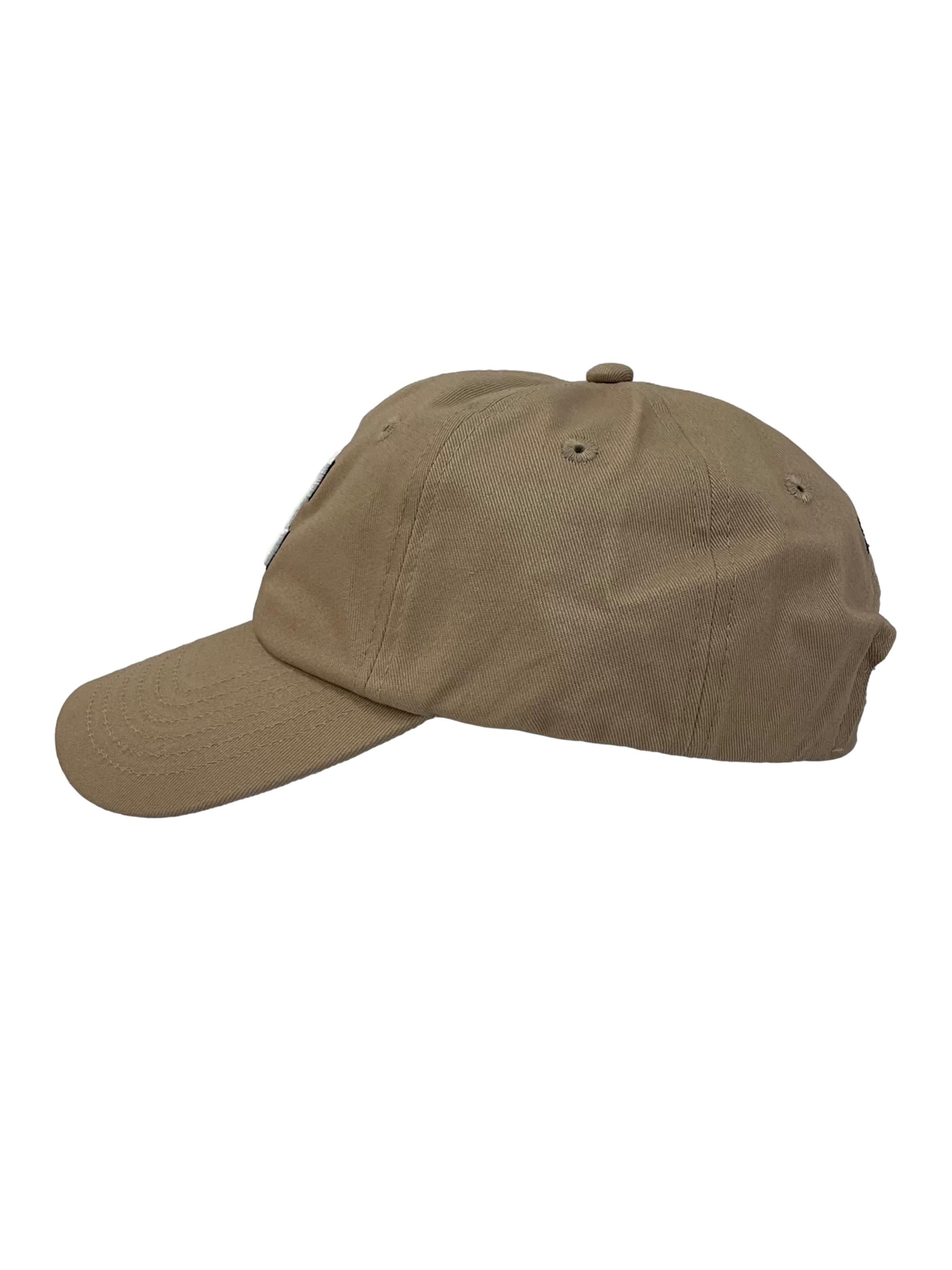 Light Brown Emblem Cotton Cap CSN