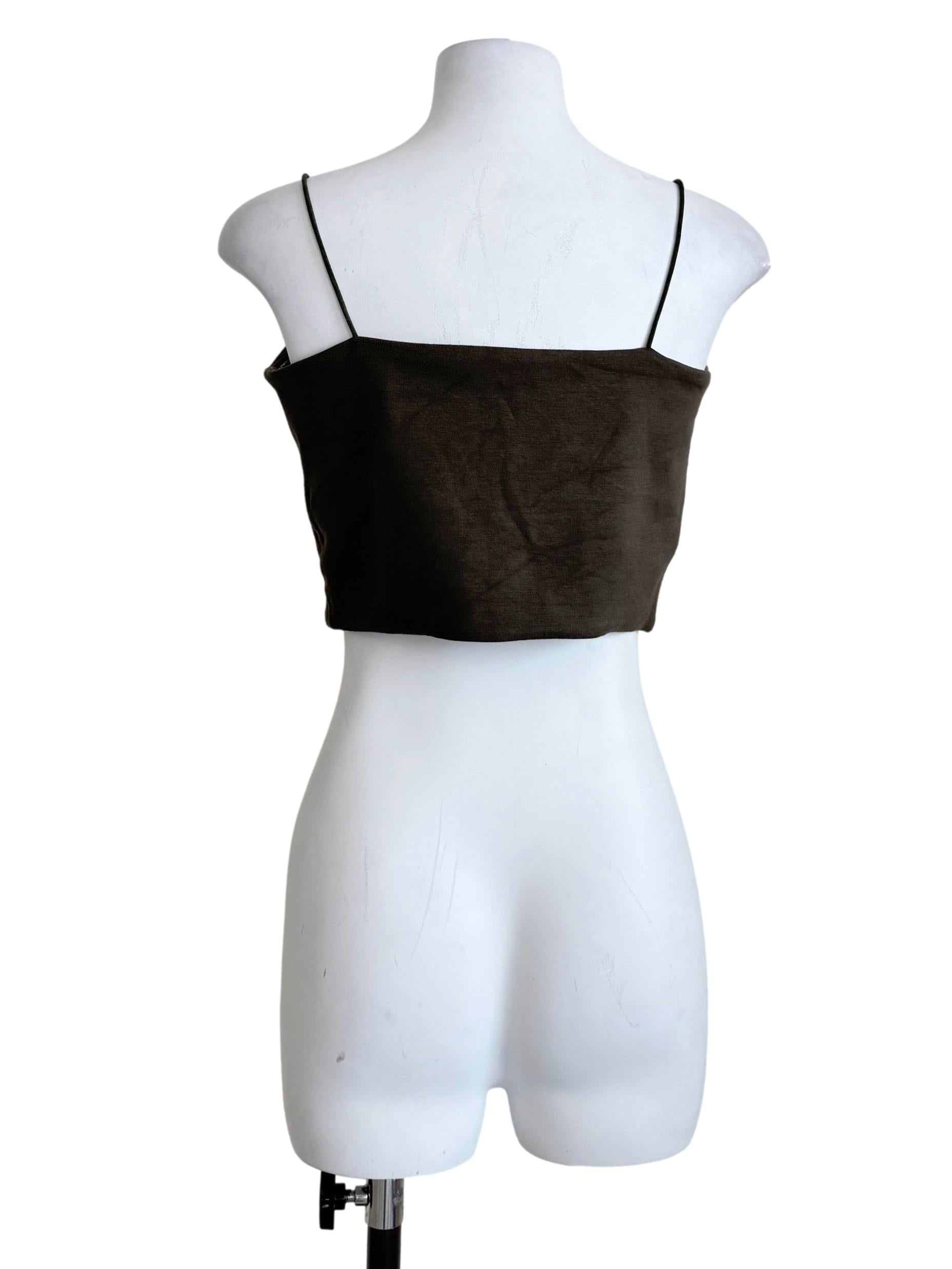 Juniper Green Spaghetti Strap Top