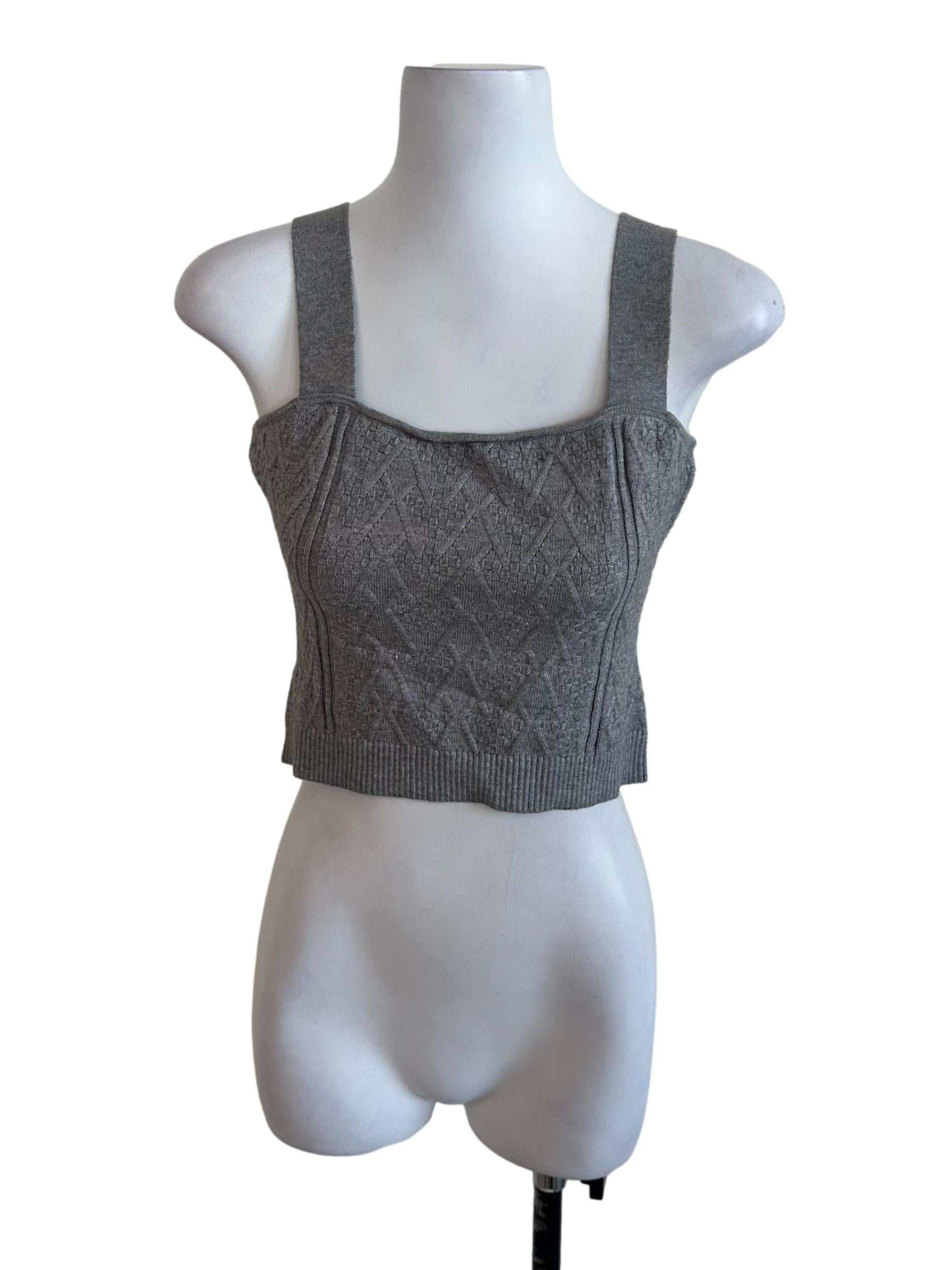 The Closet Lover Light Grey Knit Top | REFASH