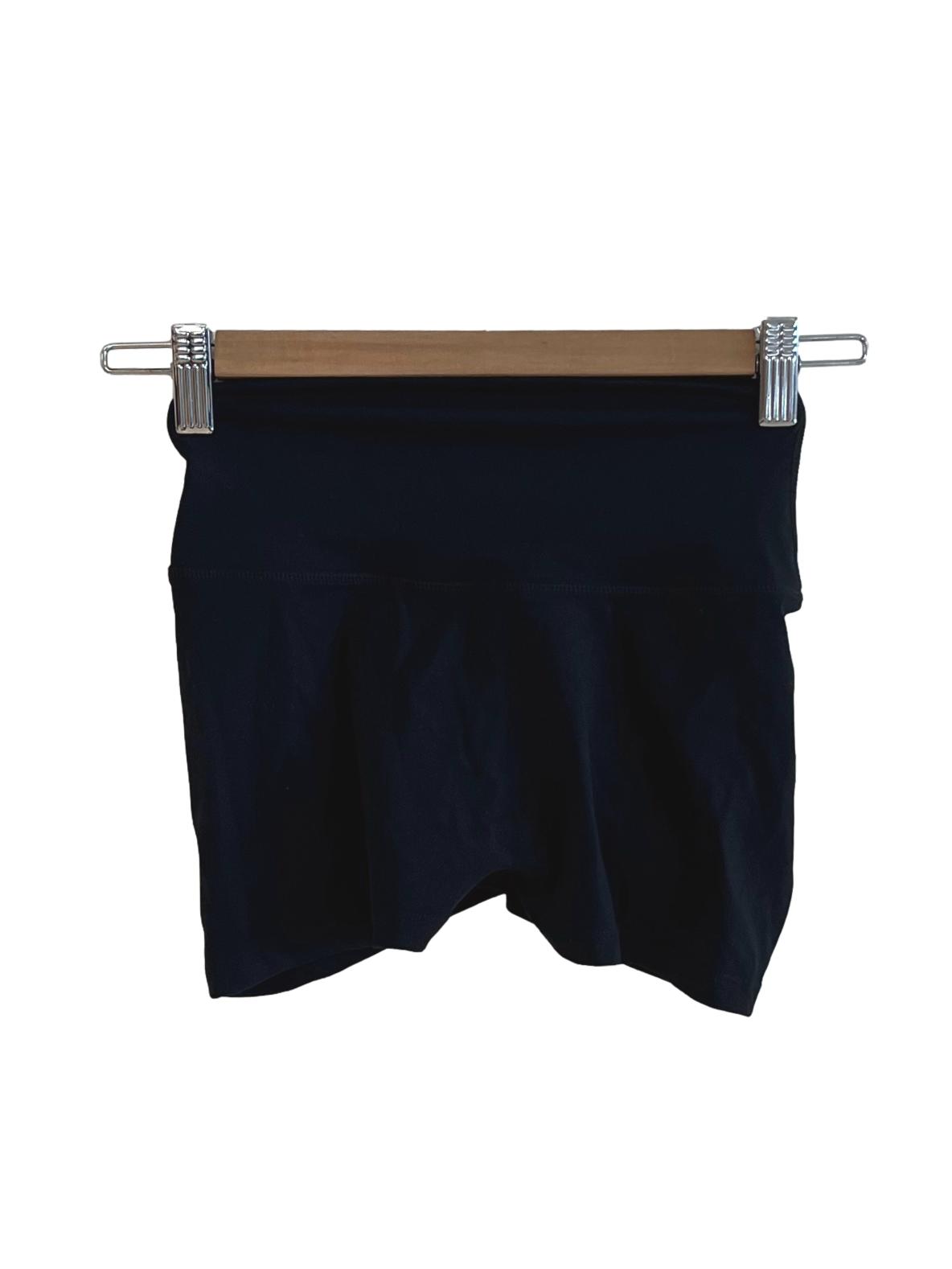 Black High-Waisted Shorts