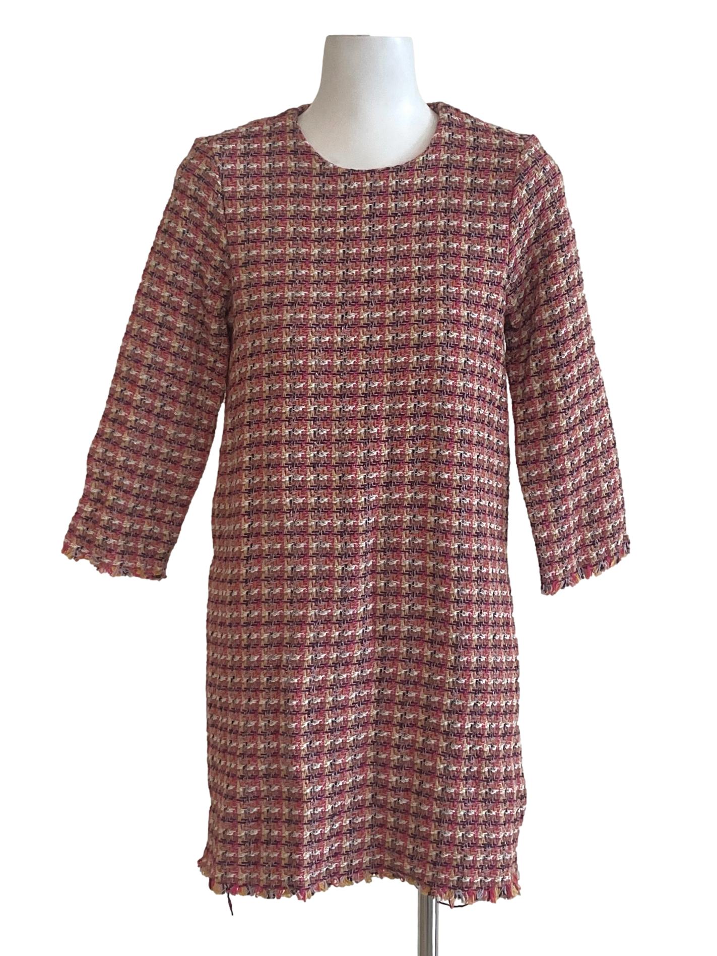 Rouge Pink Patterned Dress
