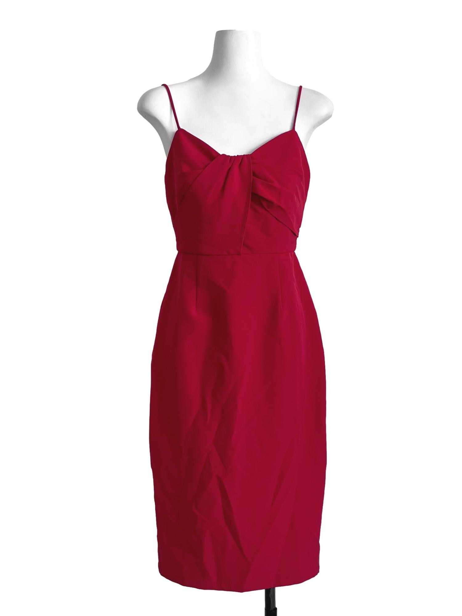 Candy Red Slip Dresses LB