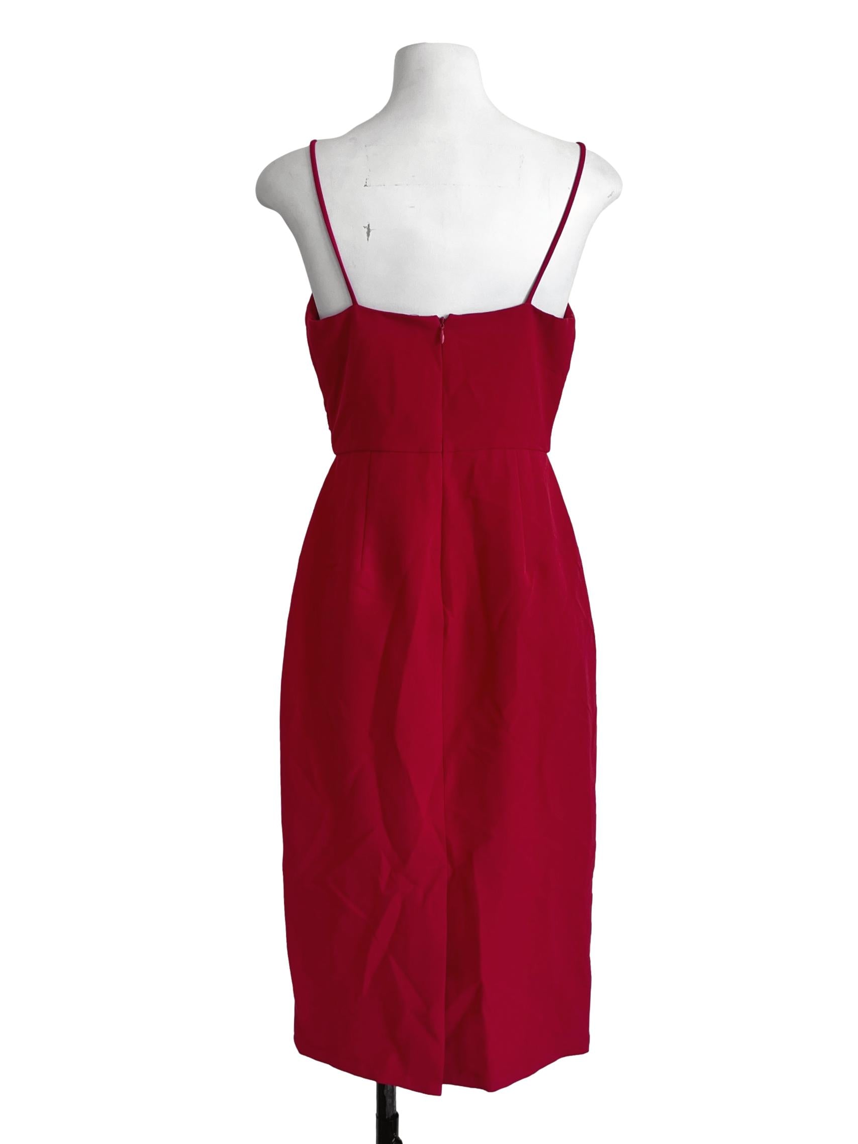 Candy Red Slip Dresses LB