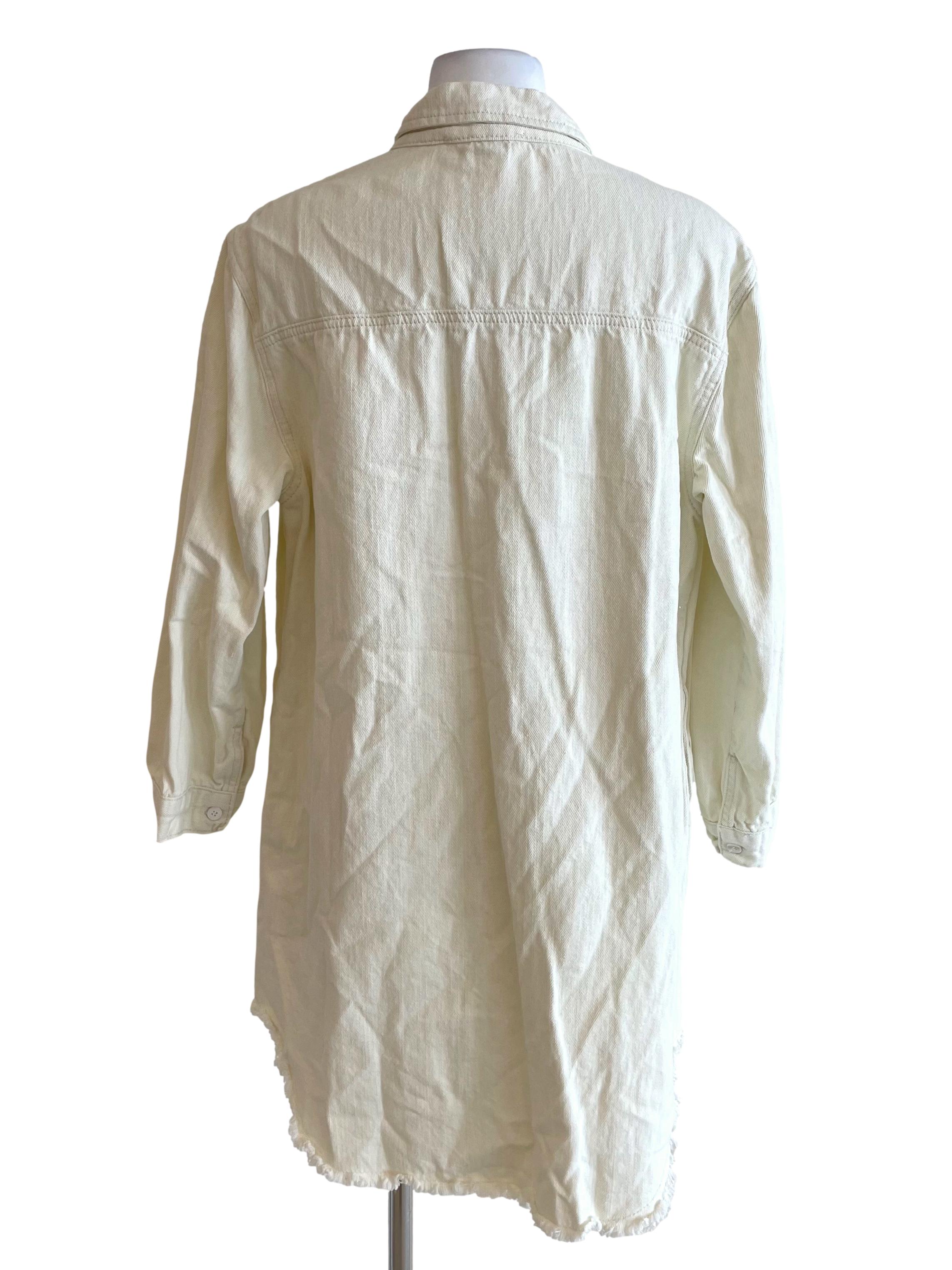 Pearl Oxford Denim Shirt Dress LB