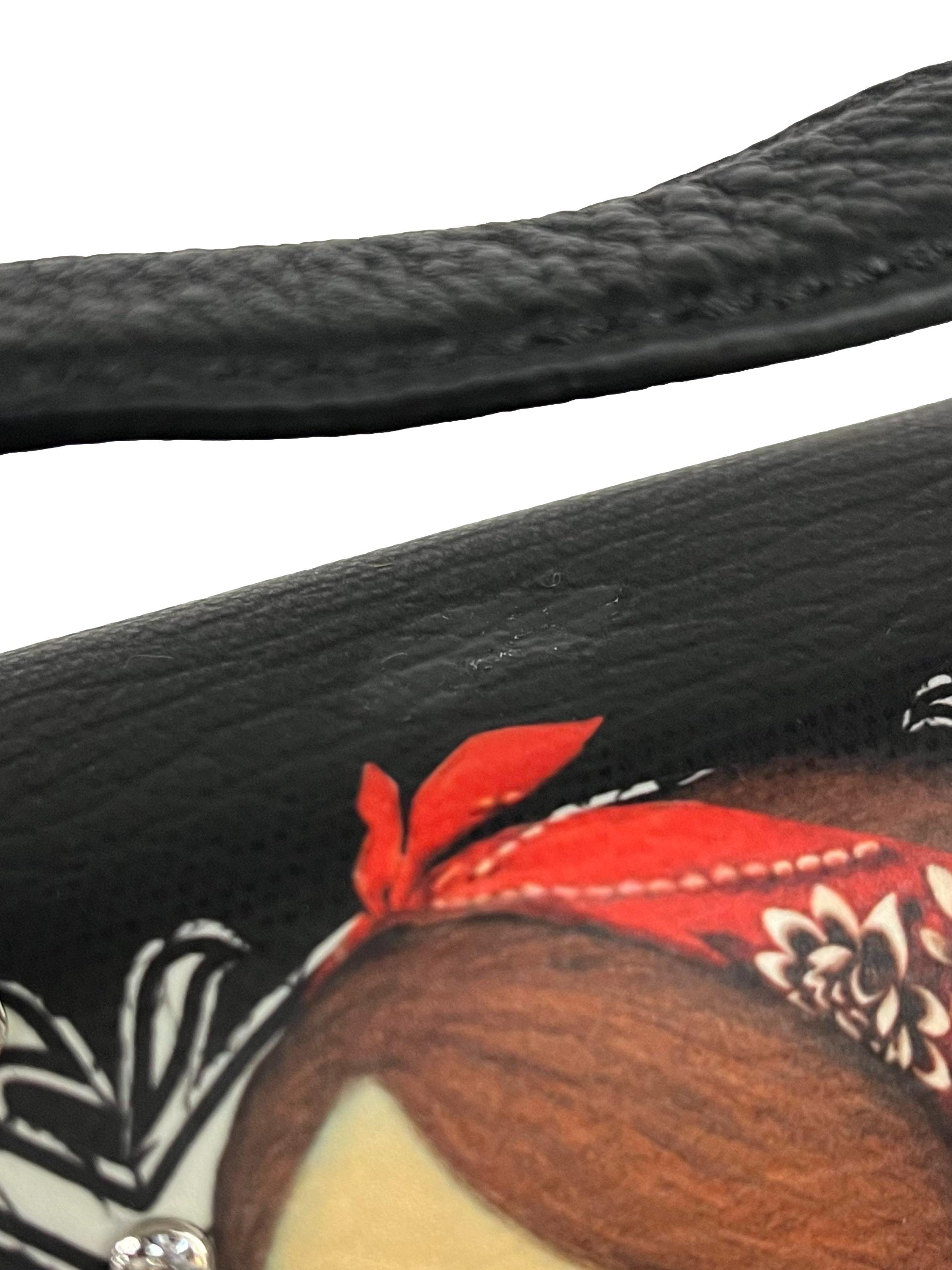 Black Leather Sling Bag CSN