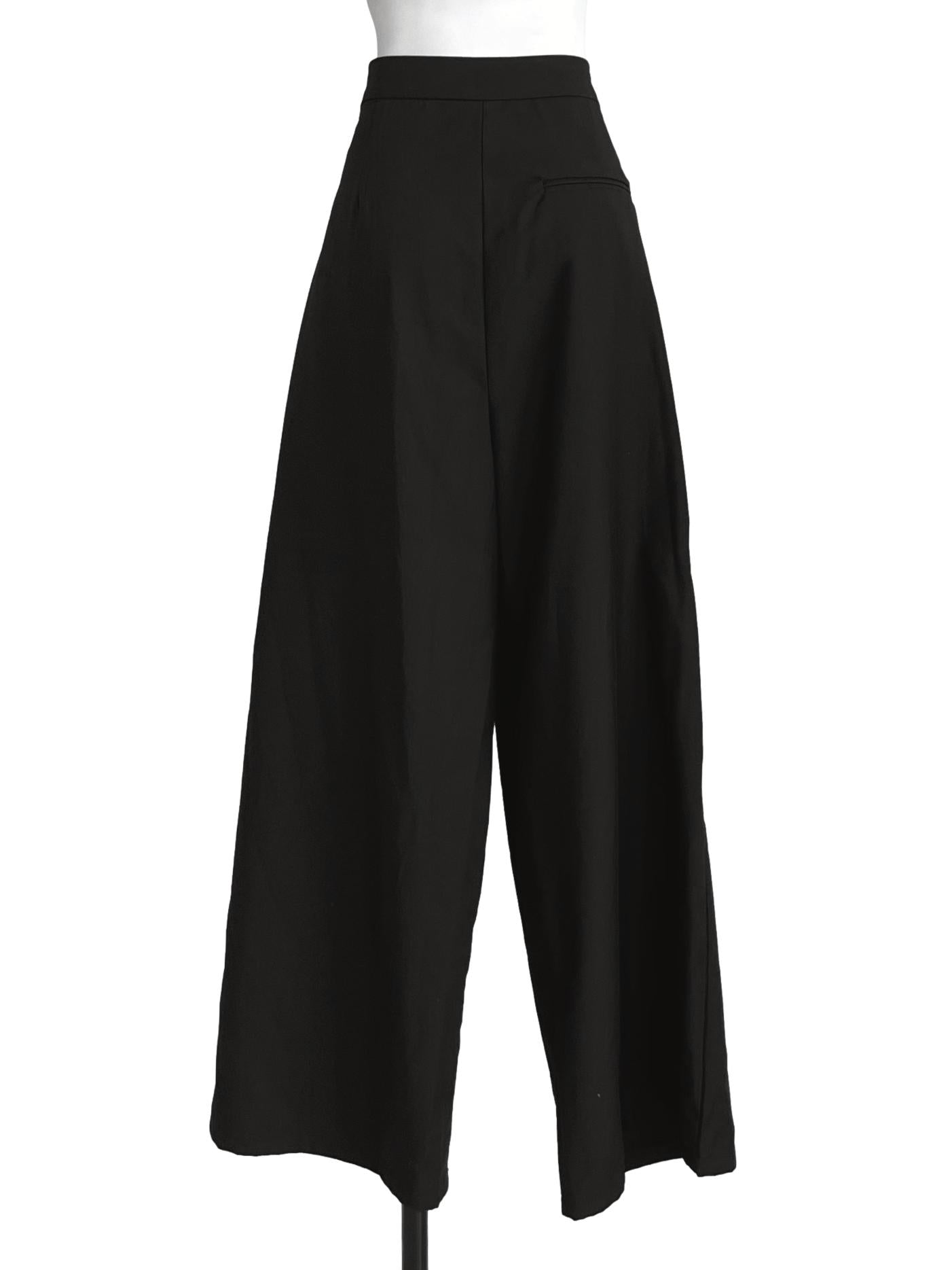 Onyx Black Wide Leg Pants
