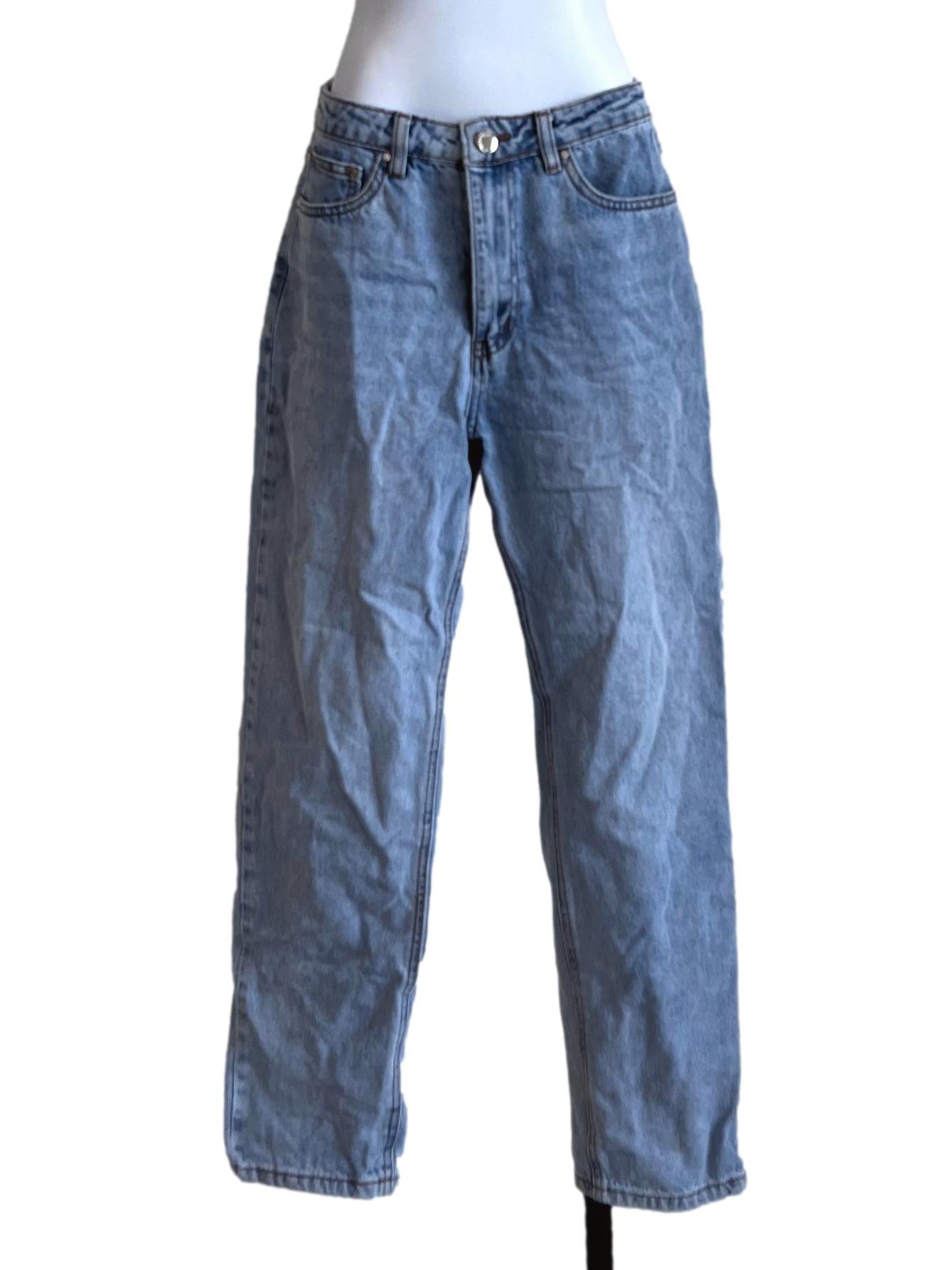 Stone Blue Straight Cut Jeans LB