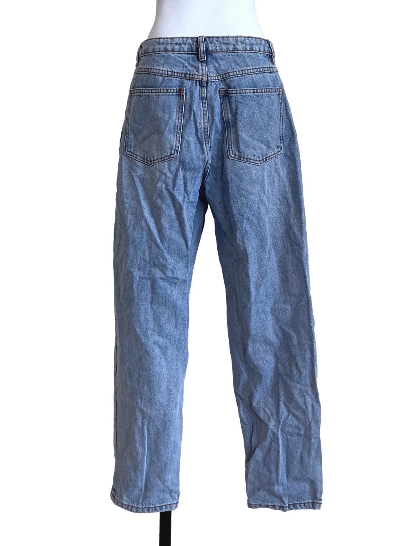 Stone Blue Straight Cut Jeans LB